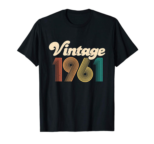 60Th Birthday Gift 1961 60 Years Old T-Shirt - Custom Art Print Men Women - T-Shirt, Sweatshirt, Hoodie