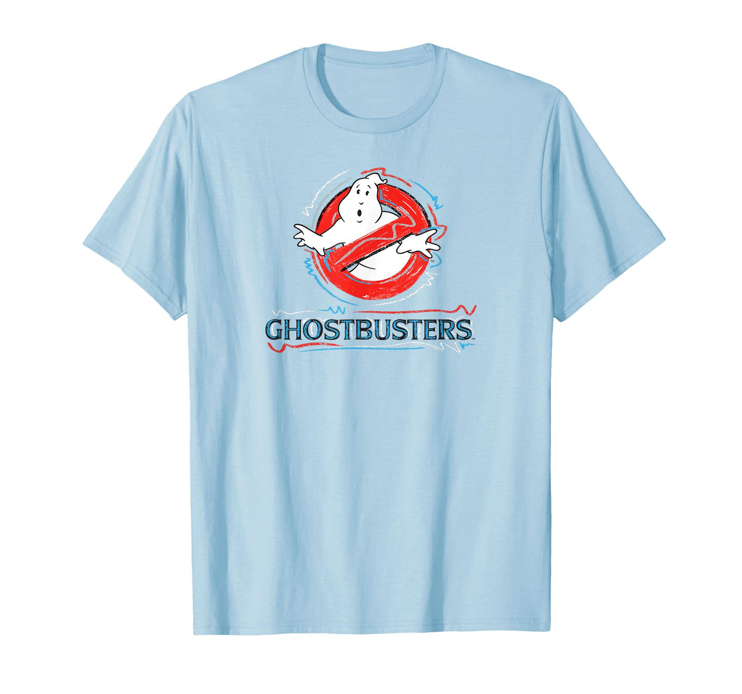 Ghostbusters No Ghost Scribbles Logo T-Shirt - Graphic Print for Adults - T-Shirt, Sweatshirt, Hoodie