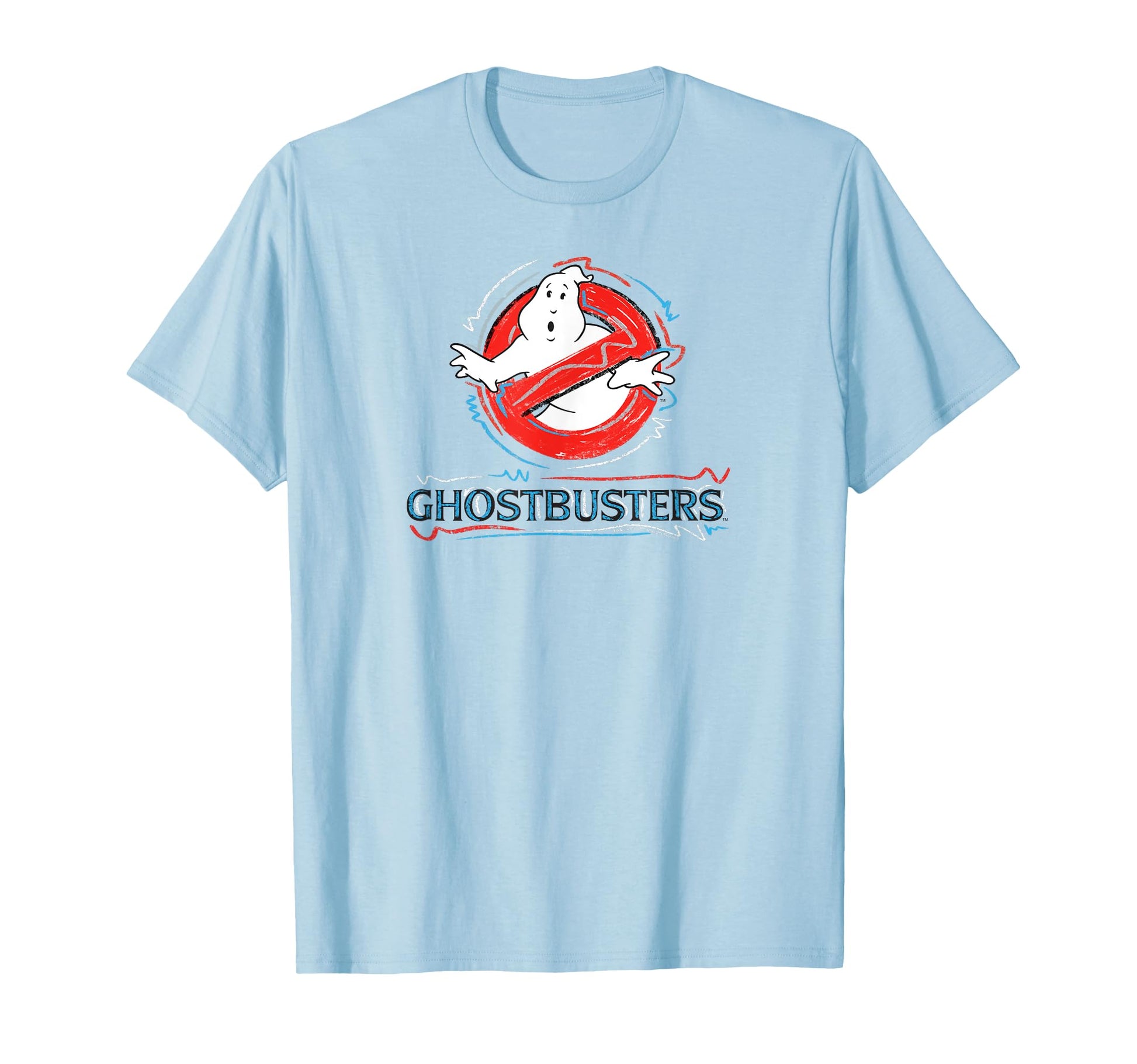 Ghostbusters No Ghost Scribbles Logo T-Shirt - Graphic Print for Adults - T-Shirt, Sweatshirt, Hoodie