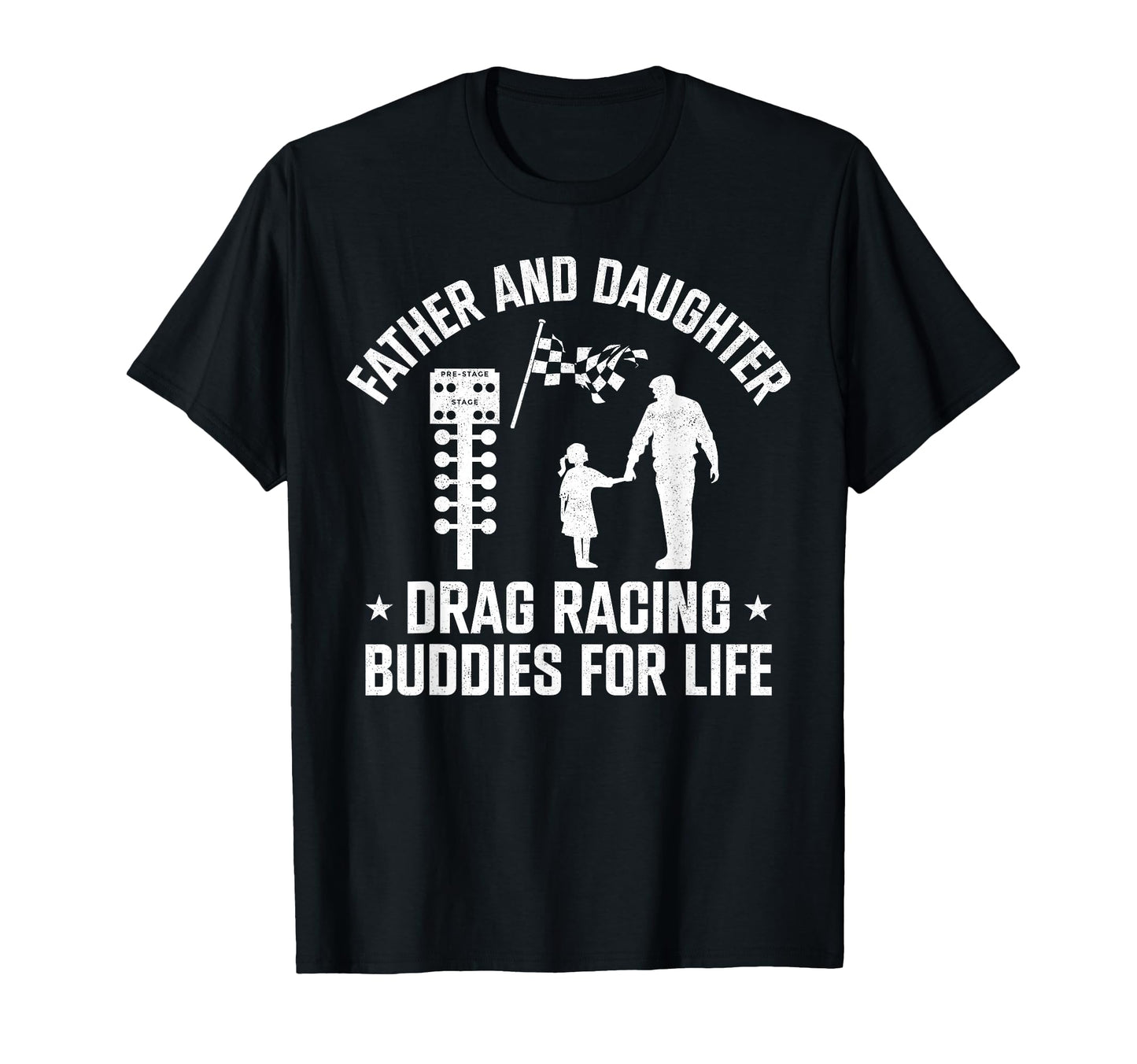 Drag Racing Race Car Dad Daughter T-Shirt - Custom Art Print Men Women - T-Shirt, Sweatshirt, Hoodie