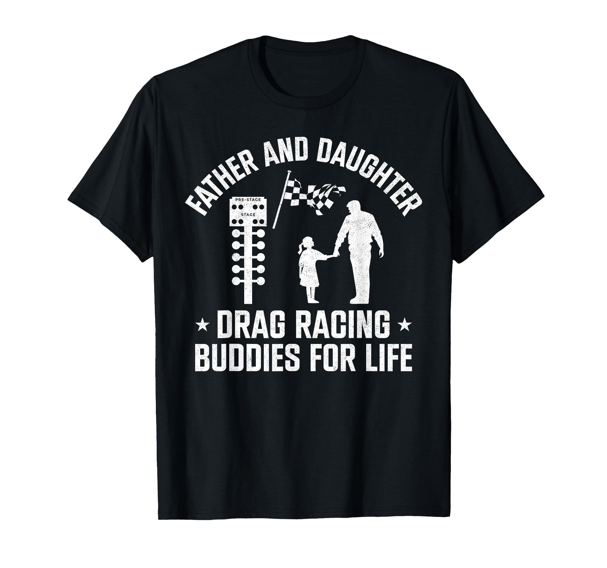 Drag Racing Race Car Dad Daughter T-Shirt - Custom Art Print Men Women - T-Shirt, Sweatshirt, Hoodie