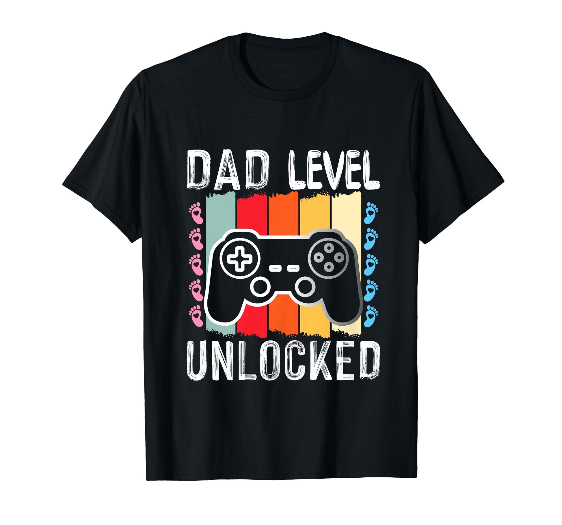 Dad Level Unlocked New Dad Gamer T-Shirt - Casual Everyday Wear for Adults - T-Shirt, Sweatshirt, Hoodie