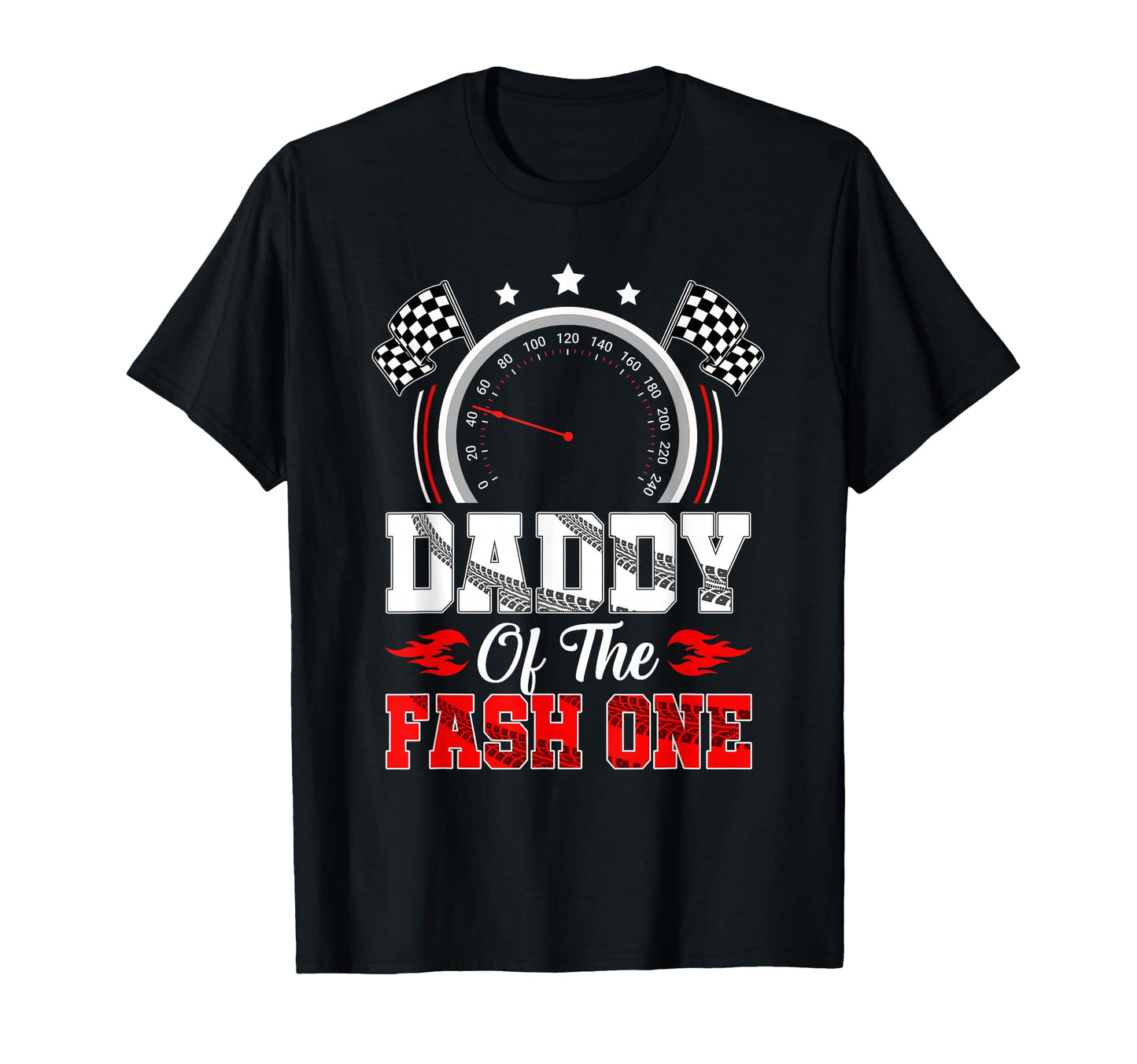 Daddy Fast One 1St Birthday Racing Car T-Shirt - Trendy Graphic for Adults - T-Shirt, Sweatshirt, Hoodie