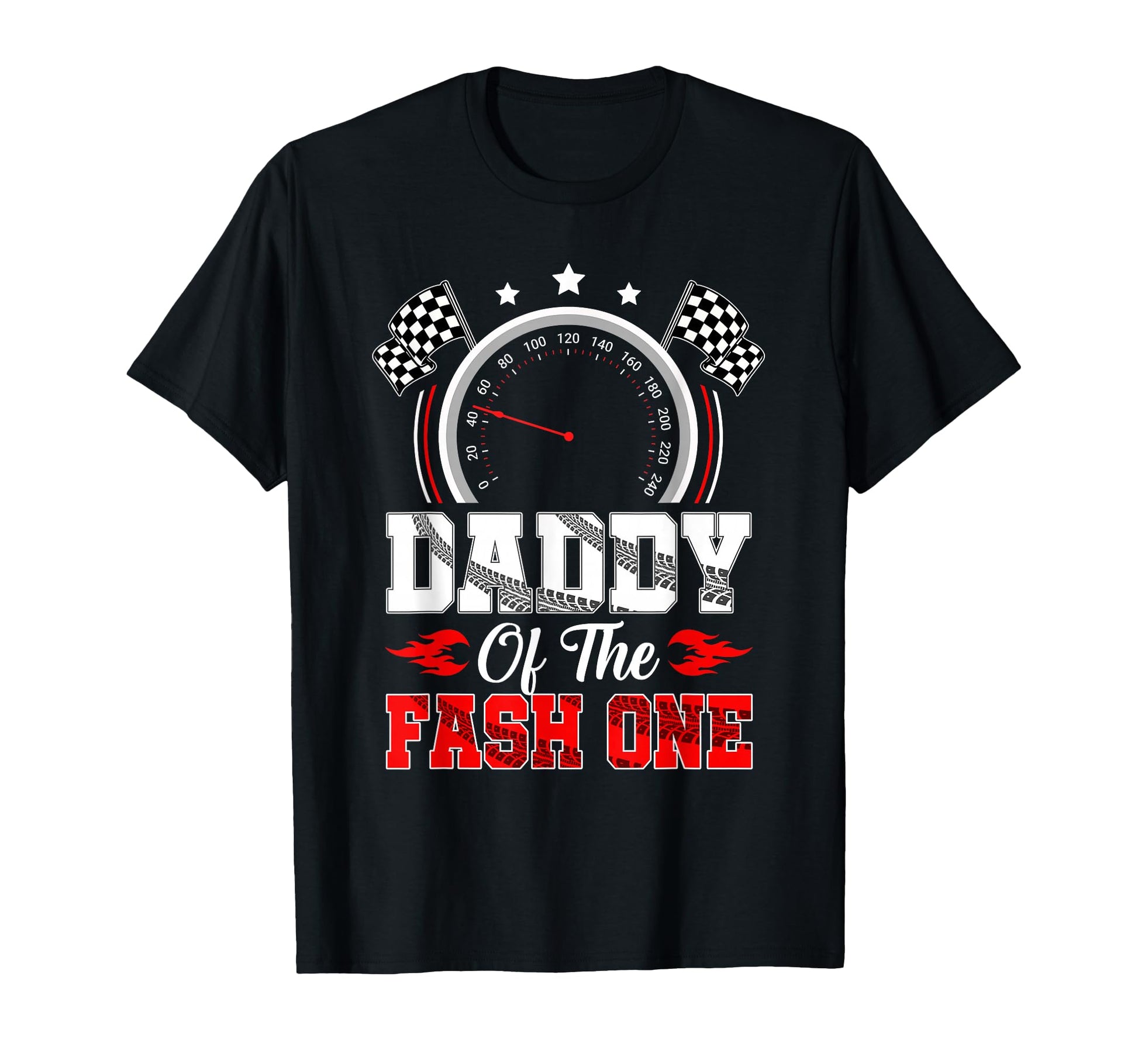 Daddy Fast One 1St Birthday Racing Car T-Shirt - Trendy Graphic for Adults - T-Shirt, Sweatshirt, Hoodie