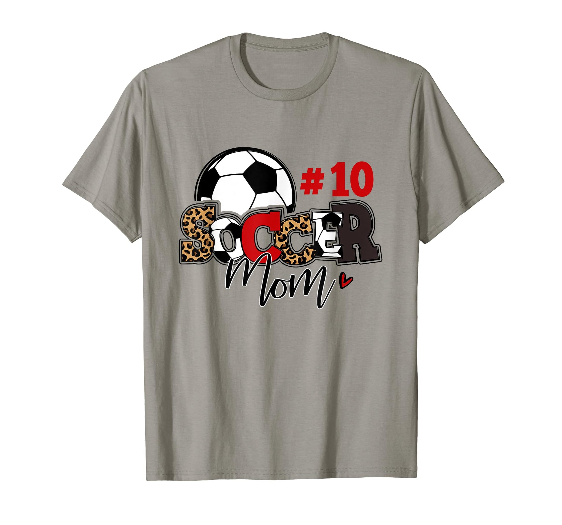 Soccer Mom 10 Custom Number Mothers Day T-Shirt - Graphic Print Men Women - T-Shirt, Sweatshirt, Hoodie