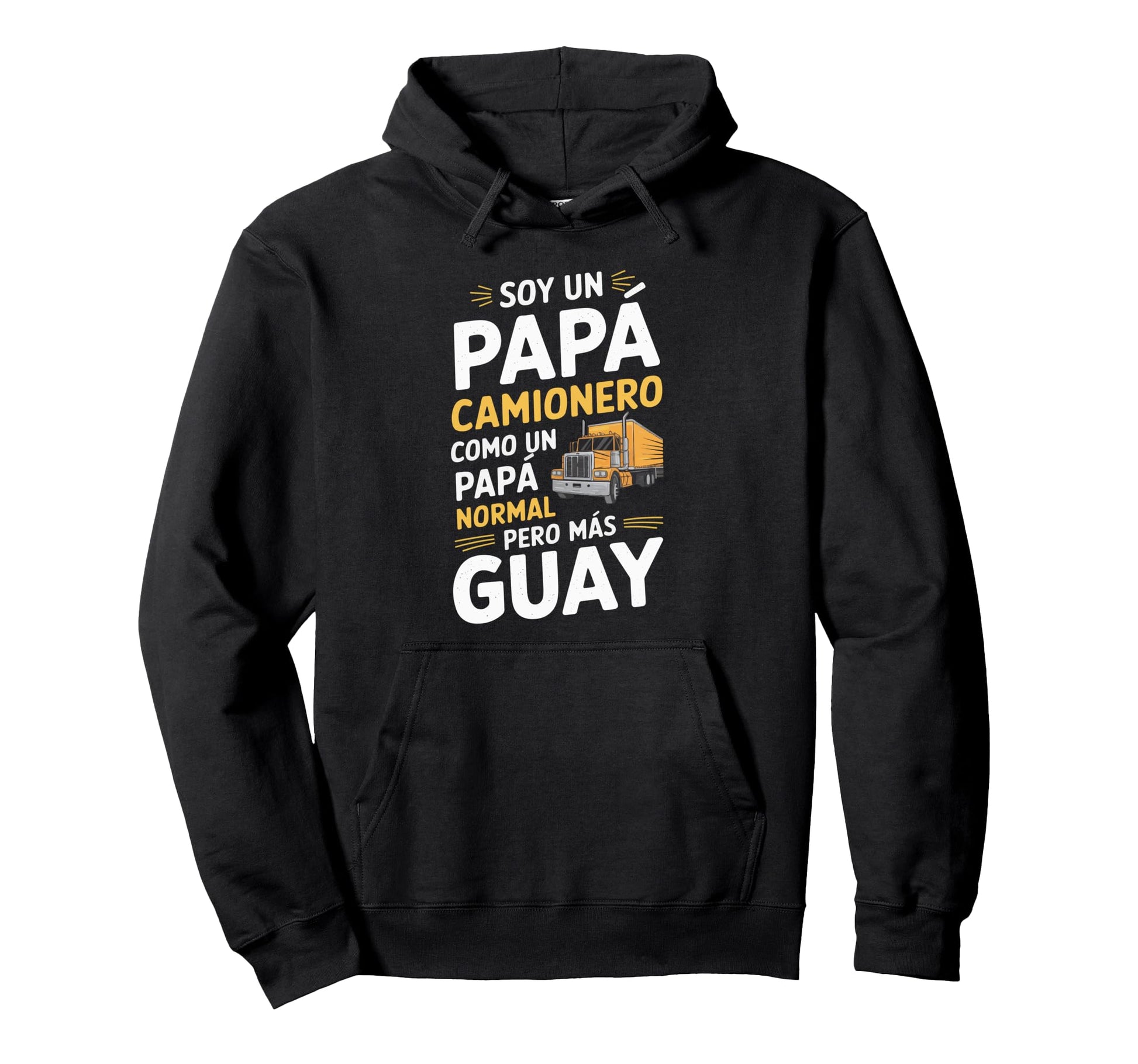 Dad Trucker Funny Truck Fathers Day Hoodie - Custom Art Print Men Women - T-Shirt, Sweatshirt, Hoodie