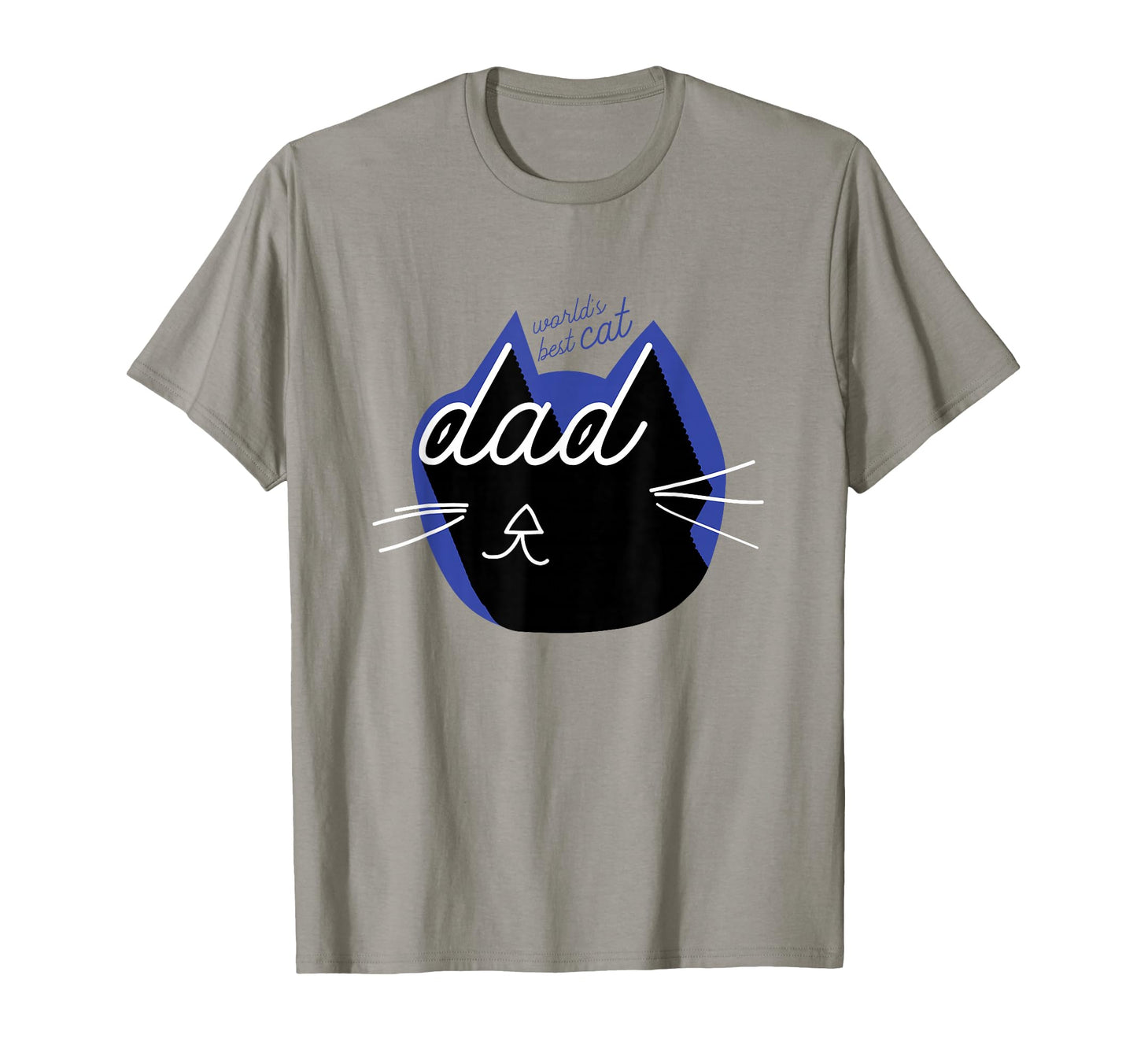 Worlds Best Cat Dad T-Shirt - Novelty Apparel for Adults - T-Shirt, Sweatshirt, Hoodie