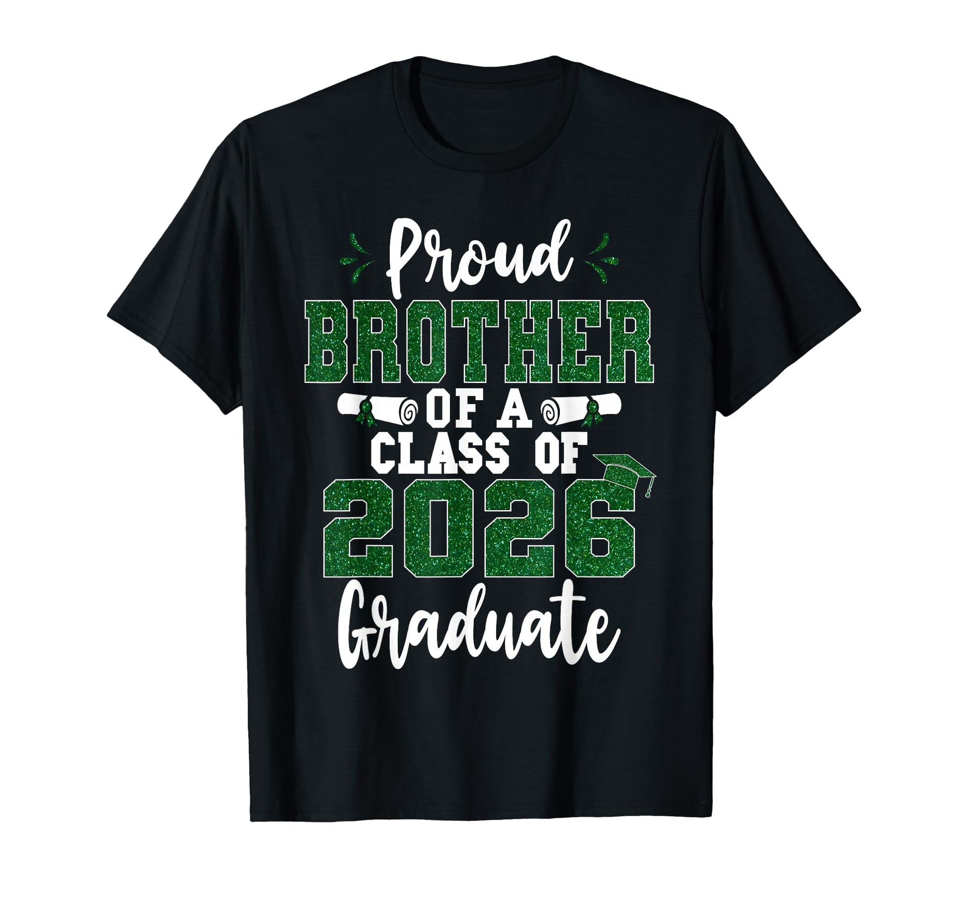 Proud Brother Class 2026 Graduate T-Shirt - Aesthetic Graphic Unisex - T-Shirt, Sweatshirt, Hoodie