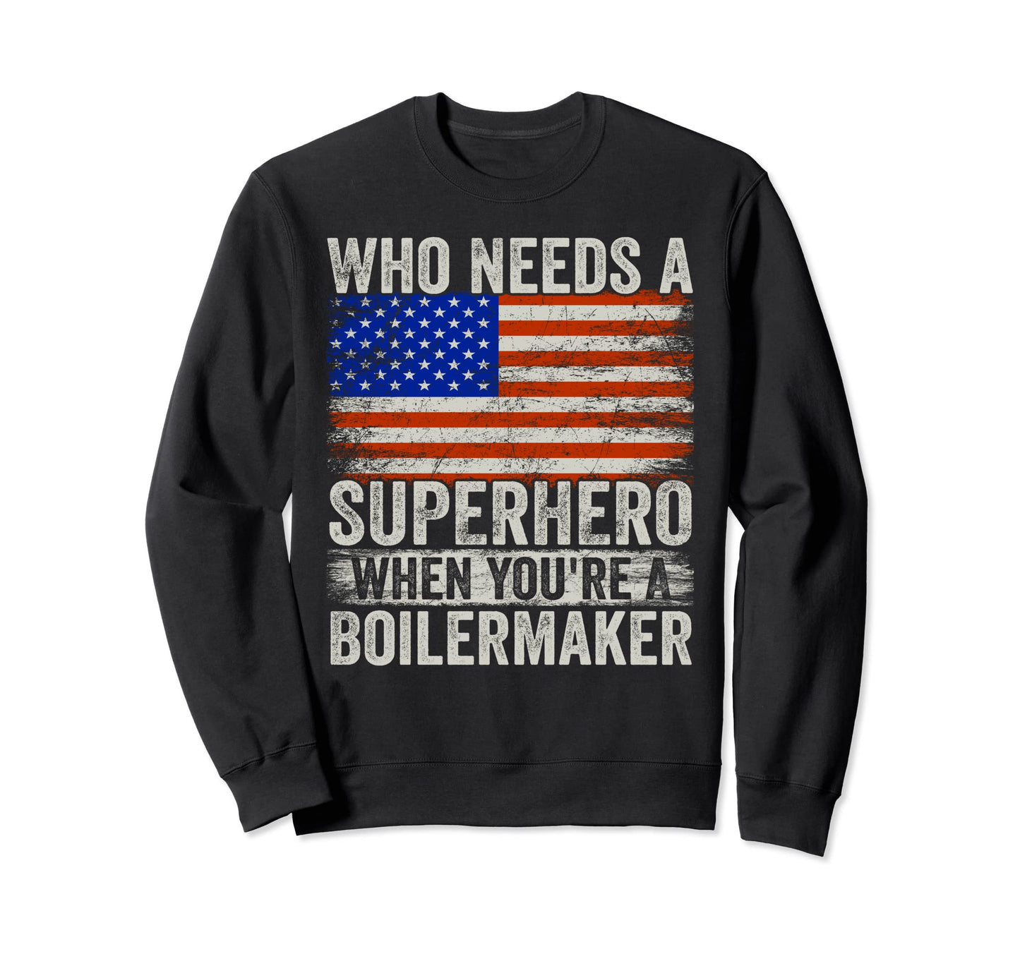 Funny Boilermaker Superhero Dad Sweatshirt - Minimalist Print Men Women - T-Shirt, Sweatshirt, Hoodie