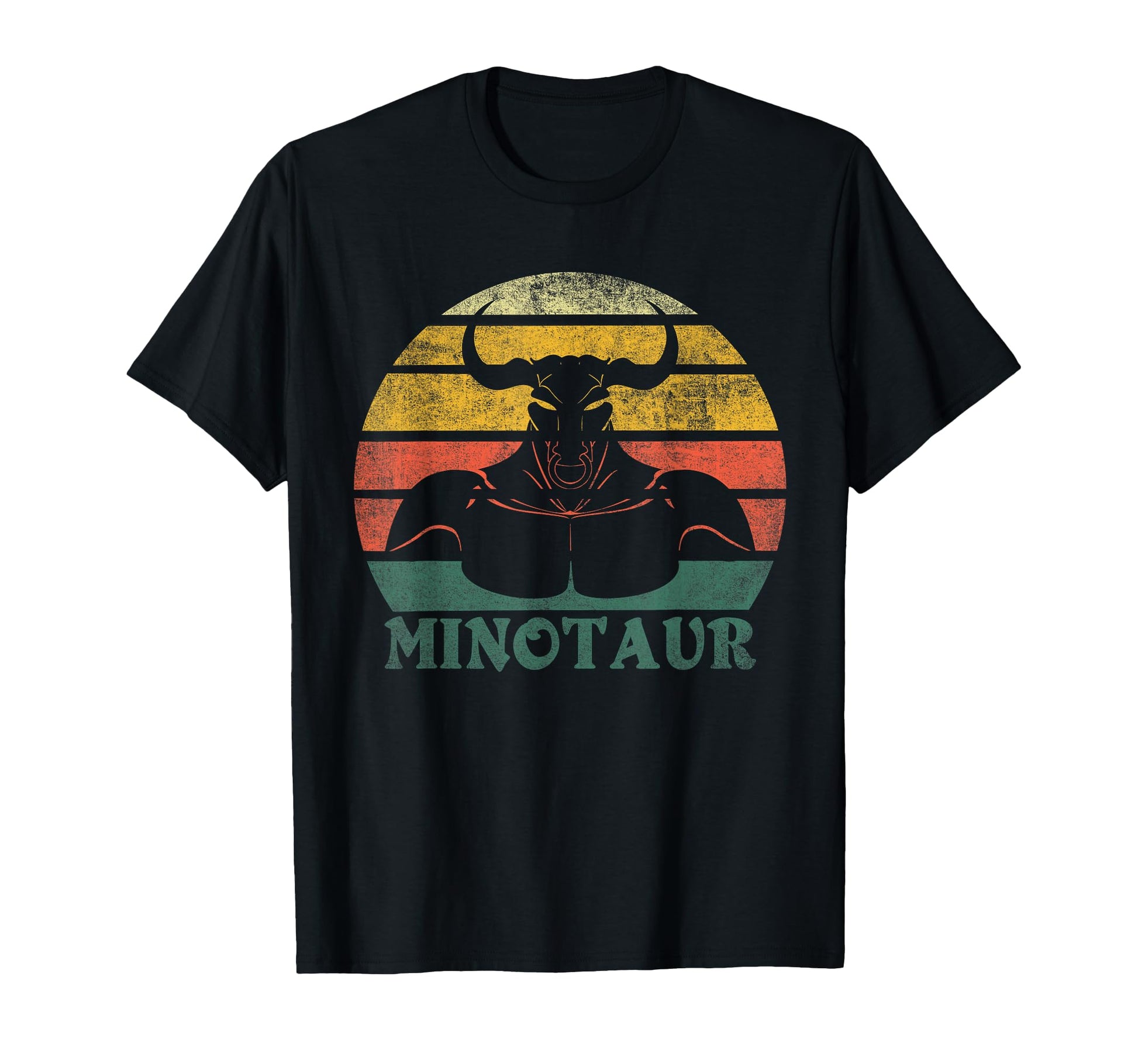Minotaur Greek Mythology Logo T-Shirt - Minimalist Print Men Women - T-Shirt, Sweatshirt, Hoodie