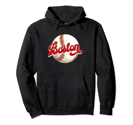 Baseball Lover Mom Dad Boston Hoodie - Minimalist Print Men Women - T-Shirt, Sweatshirt, Hoodie