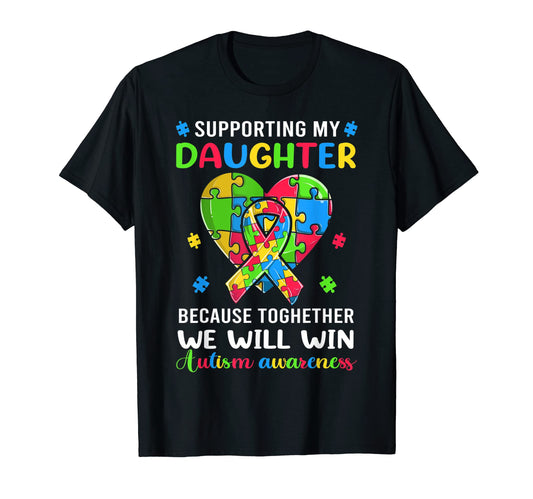 Autism Awareness Dad Mom Autistic T-Shirt - Fun Novelty Design for Adults - T-Shirt, Sweatshirt, Hoodie