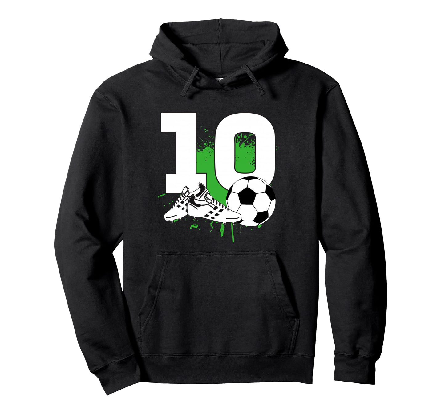 10Th Birthday 10 Years Soccer Hoodie - Casual Everyday Wear for Adults - T-Shirt, Sweatshirt, Hoodie