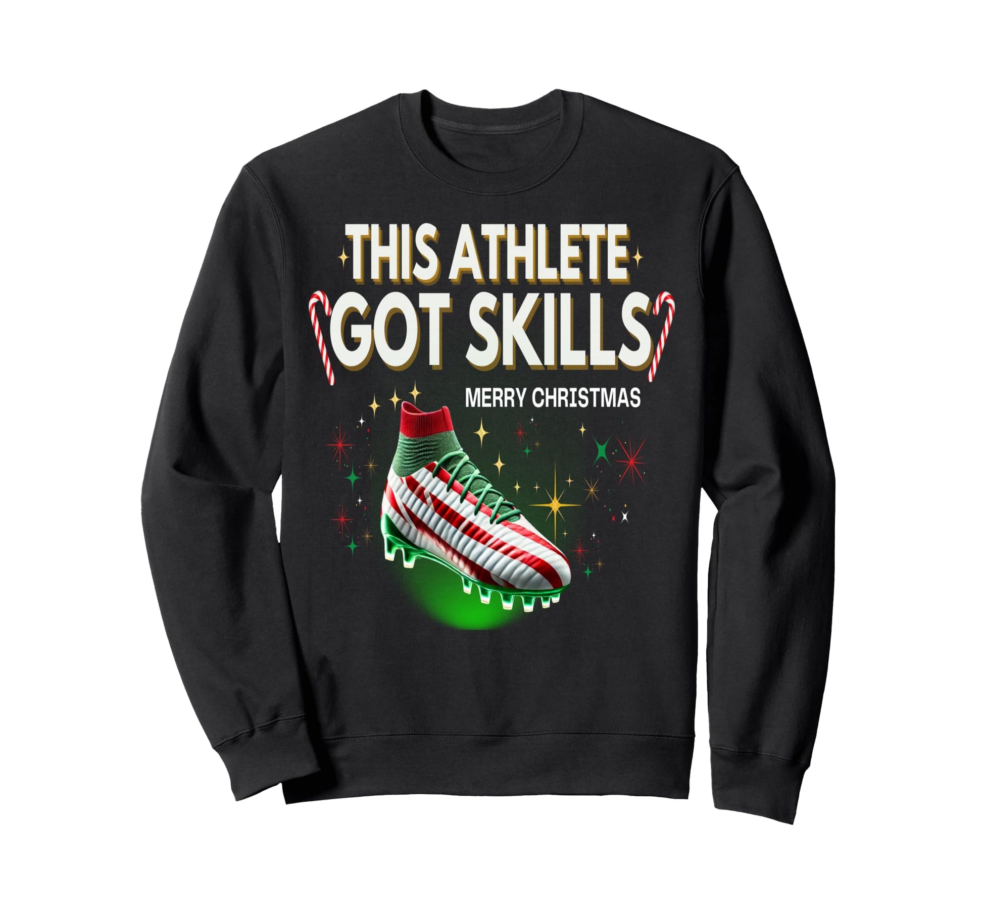 Funny Soccer Player Athlete Holiday Sweatshirt - Unique Graphic Men Women - T-Shirt, Sweatshirt, Hoodie