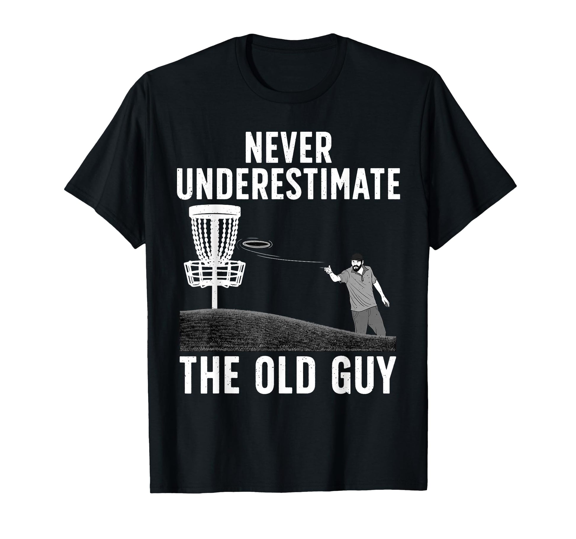Disc Golf Dad Grandpa Disc Golf T-Shirt - Aesthetic Graphic for Adults - T-Shirt, Sweatshirt, Hoodie