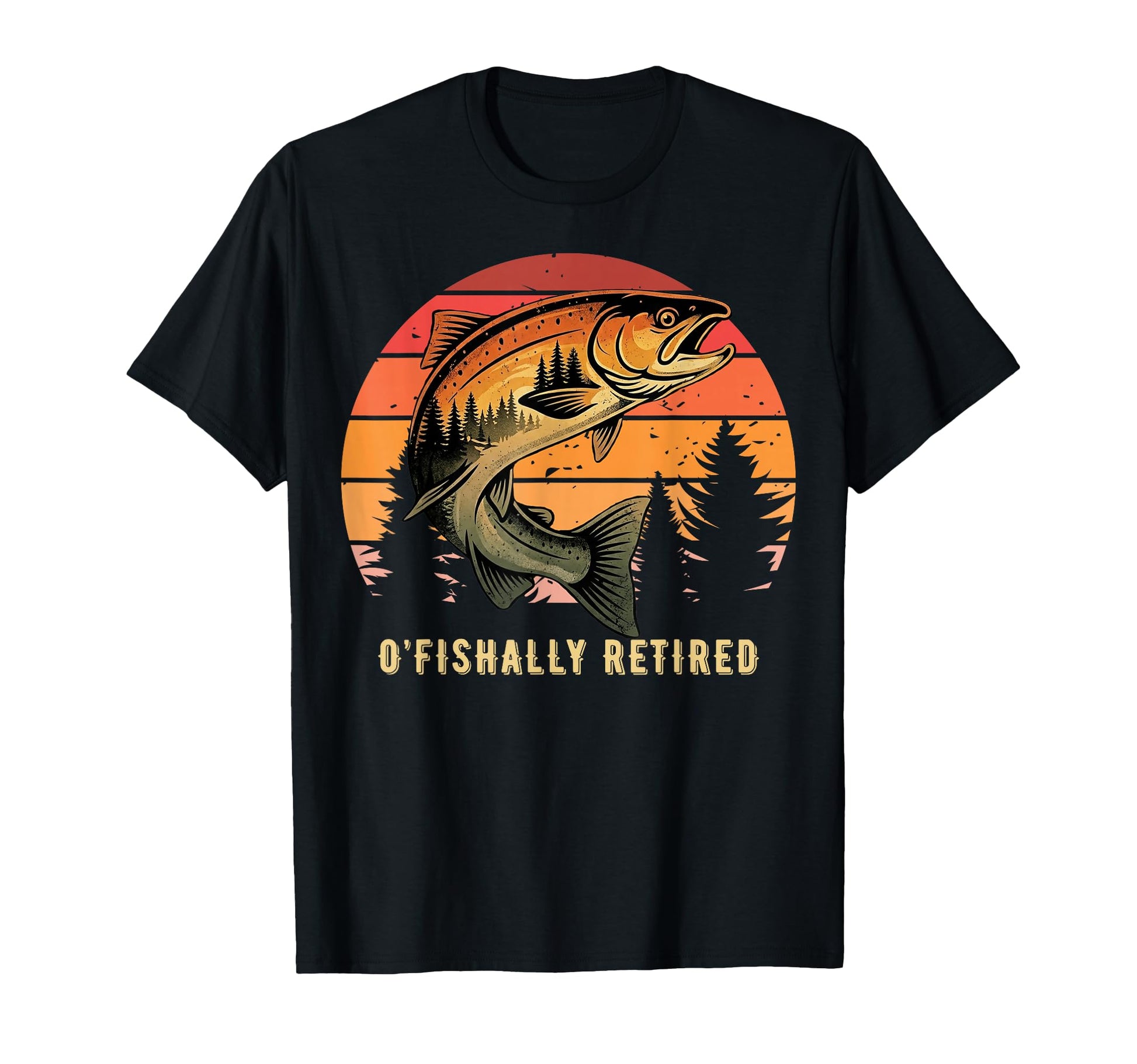 Fishing Dad Fishing Grandpa Joke Lucky T-Shirt - Custom Art Print Unisex - T-Shirt, Sweatshirt, Hoodie