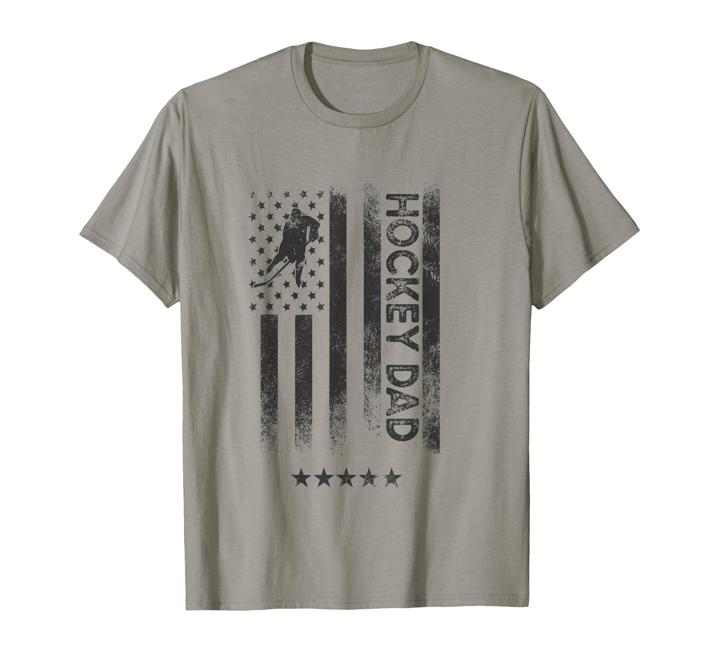 Usa American Flag Hockey Dad T-Shirt - Unique Graphic Men Women - T-Shirt, Sweatshirt, Hoodie