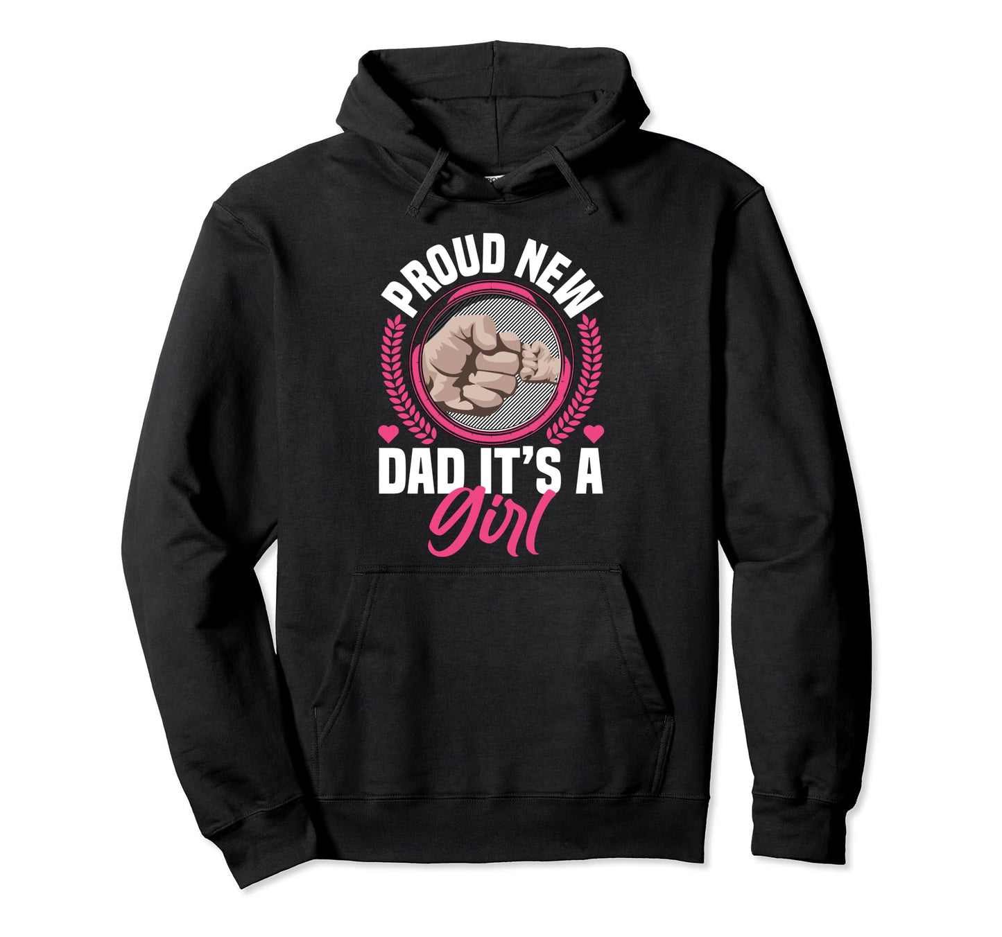 Proud New Dad Its Promoted To Daddy Hoodie - Casual Everyday Wear Unisex - T-Shirt, Sweatshirt, Hoodie