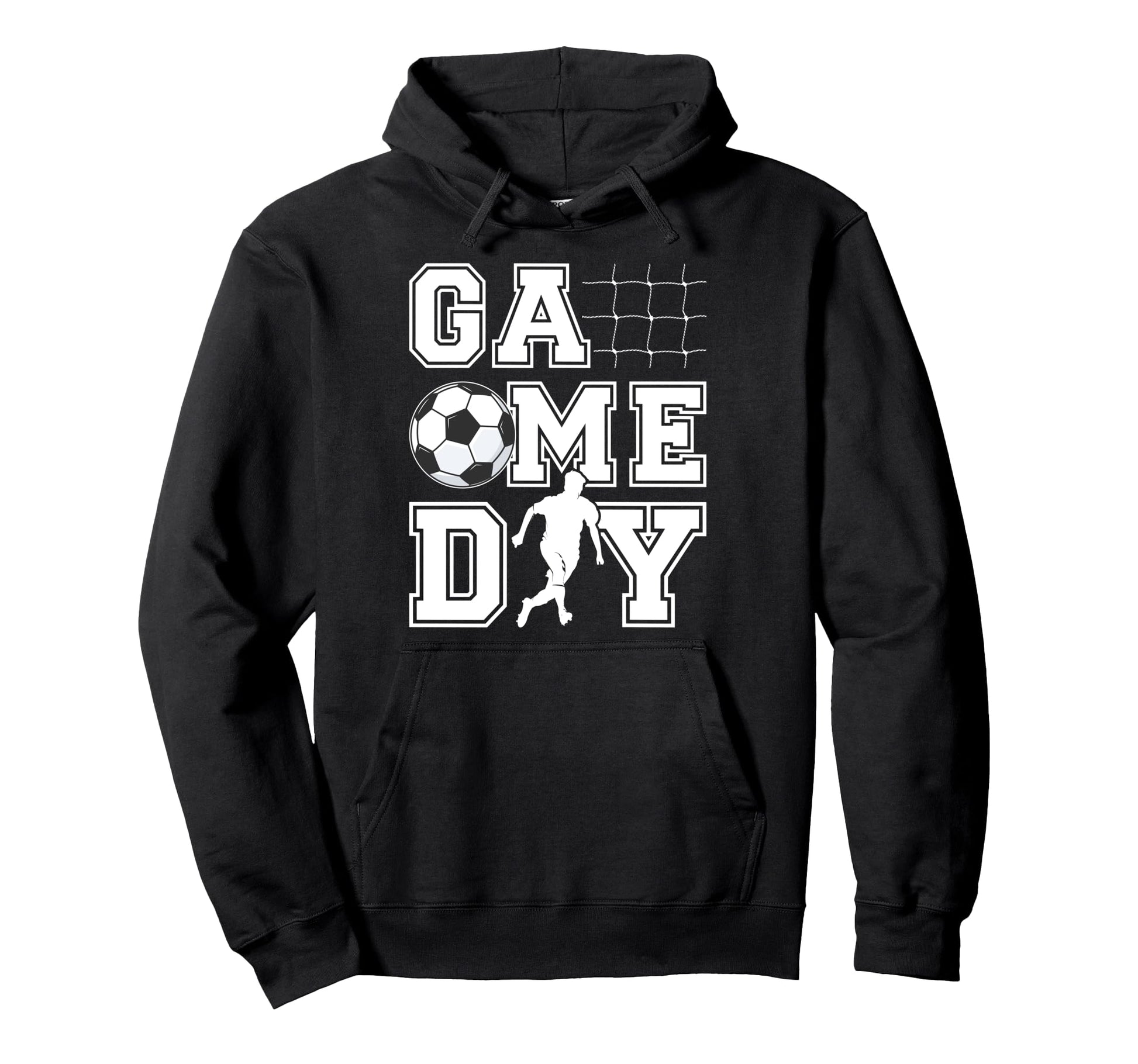 Game Day Soccer Funny Soccer Game Day Hoodie - Fun Novelty Design Unisex - T-Shirt, Sweatshirt, Hoodie