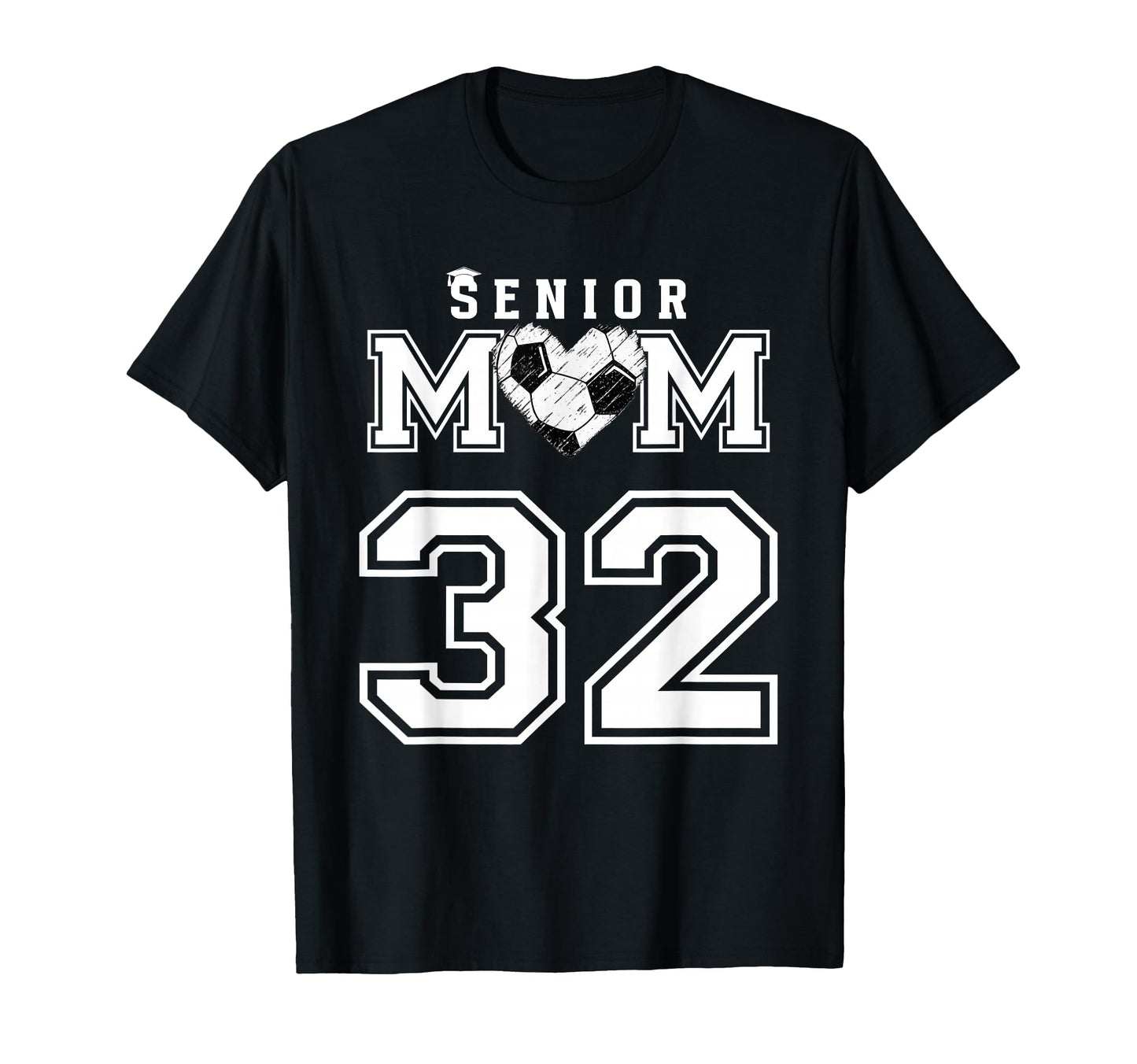 Proud Senior Soccer Mom Custom T-Shirt - Fun Novelty Design for Adults - T-Shirt, Sweatshirt, Hoodie
