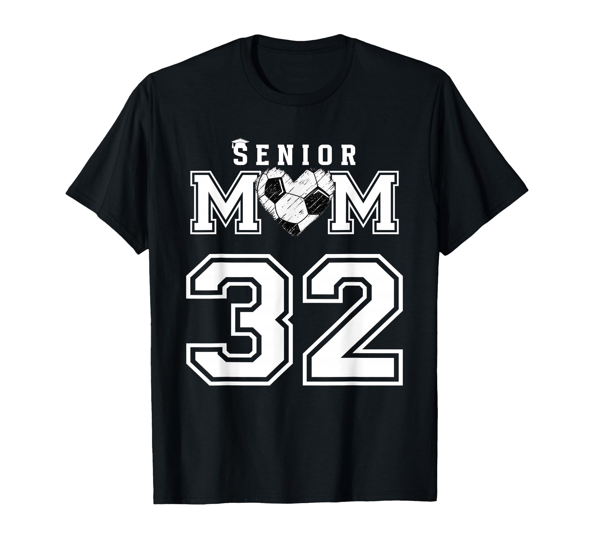 Proud Senior Soccer Mom Custom T-Shirt - Fun Novelty Design for Adults - T-Shirt, Sweatshirt, Hoodie