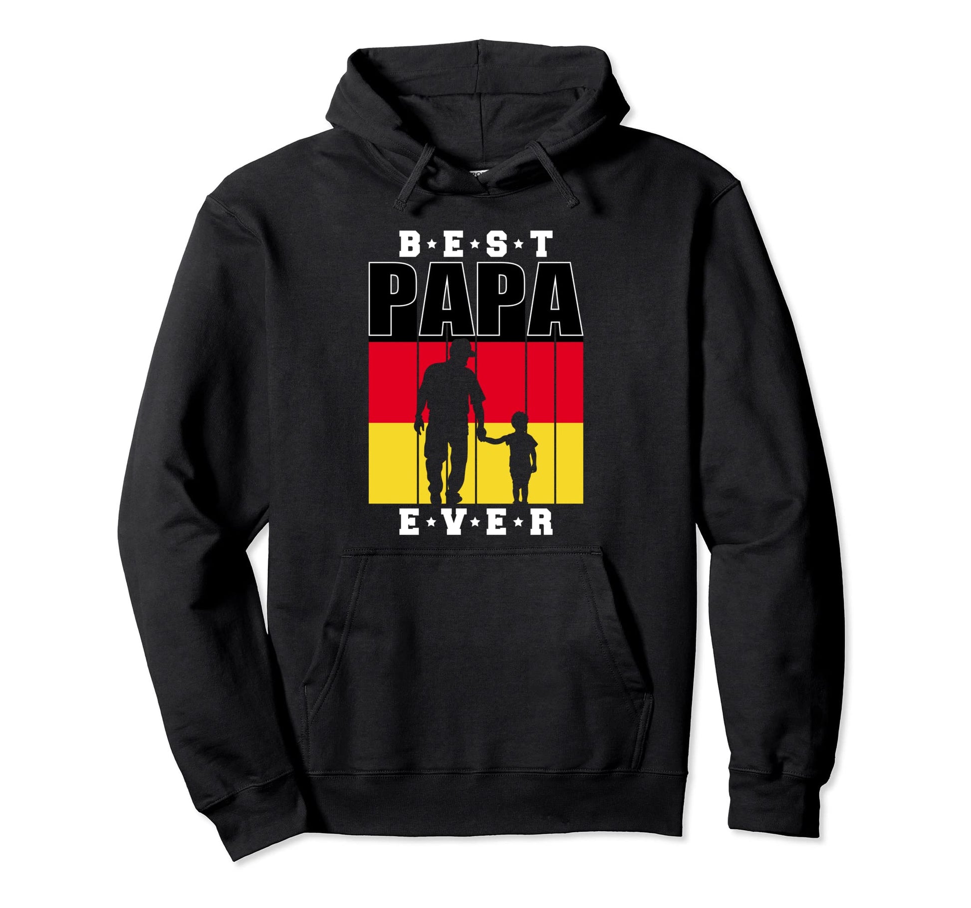 Papa German Dad Deutschland Germany Hoodie - Trendy Graphic for Adults - T-Shirt, Sweatshirt, Hoodie