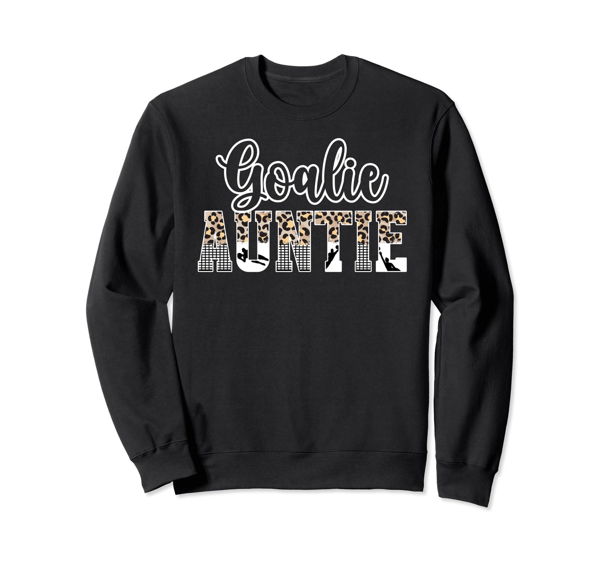 Soccer Goalie Auntie Soccer Keeper Sweatshirt - Graphic Print for Adults - T-Shirt, Sweatshirt, Hoodie