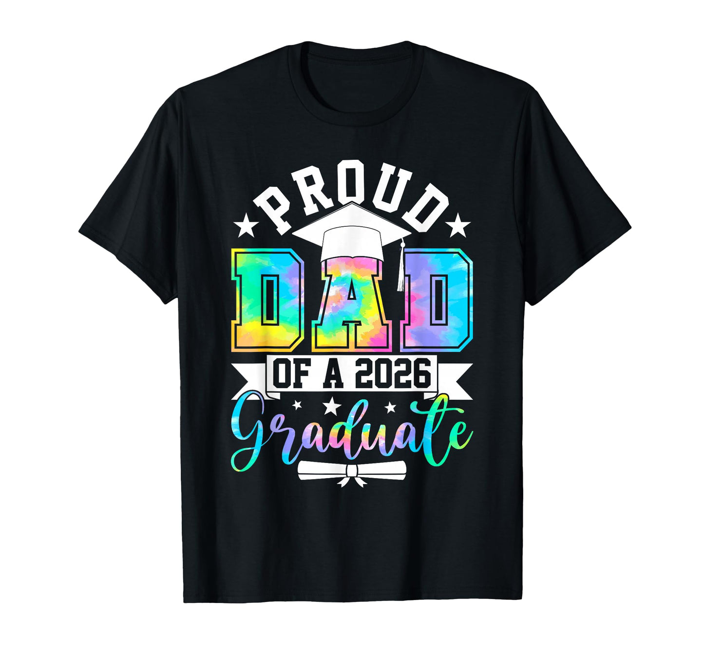 Proud Dad 2026 Graduate Senior 2026 T-Shirt - Aesthetic Graphic for Adults - T-Shirt, Sweatshirt, Hoodie