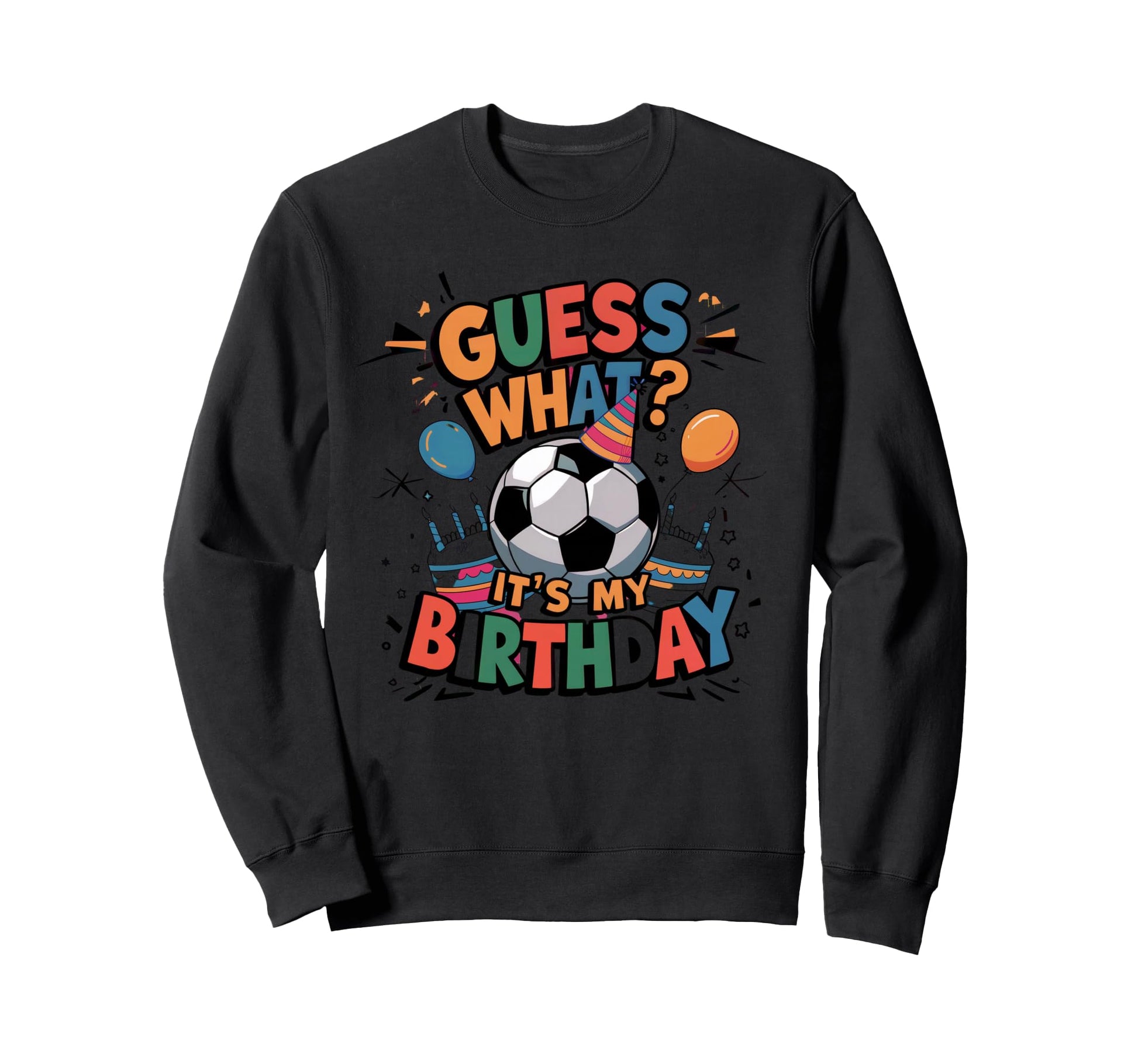 Soccer Theme Birthday Party Sweatshirt - Trendy Graphic for Adults - T-Shirt, Sweatshirt, Hoodie