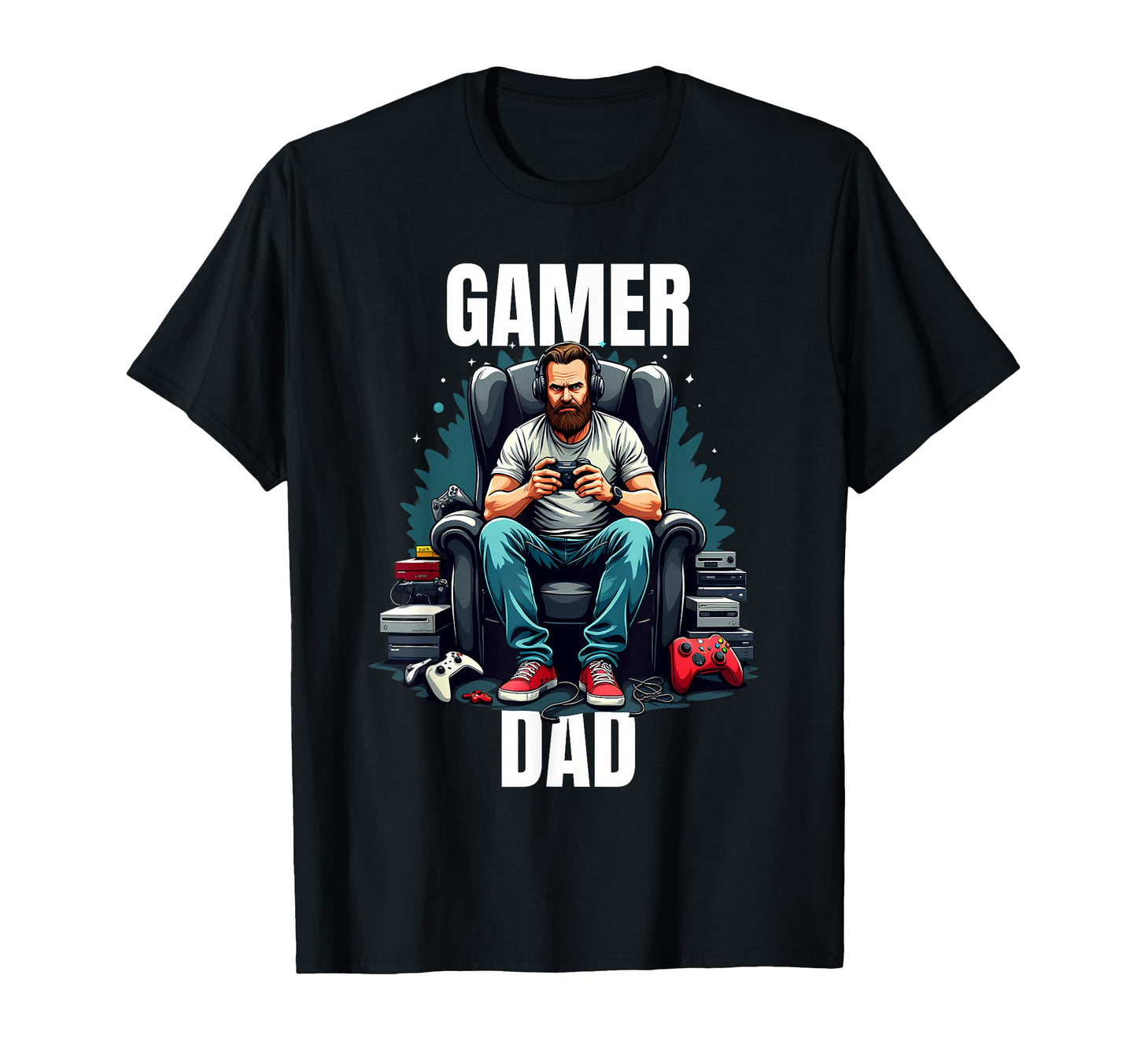 Fathers Day Gift Gamer Dad T-Shirt - Fun Novelty Design for Adults - T-Shirt, Sweatshirt, Hoodie
