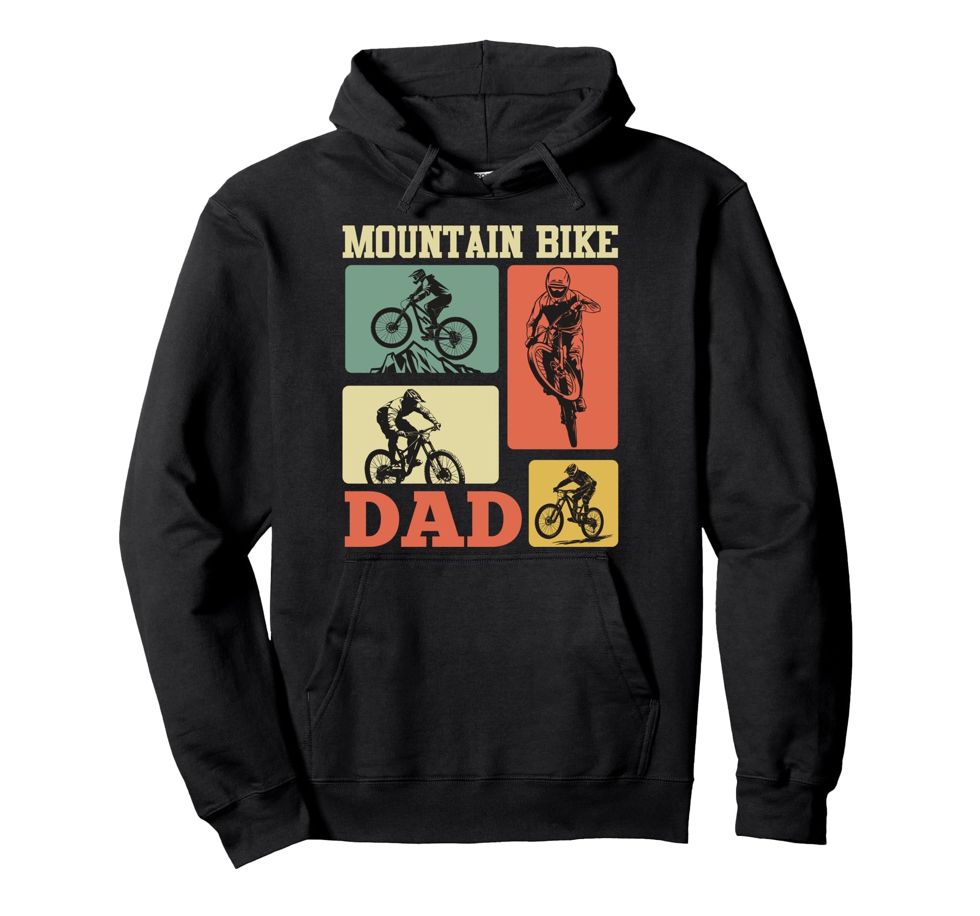 Daddy Mountain Biking Dad Mtb Funny Hoodie - Streetwear Style Unisex - T-Shirt, Sweatshirt, Hoodie