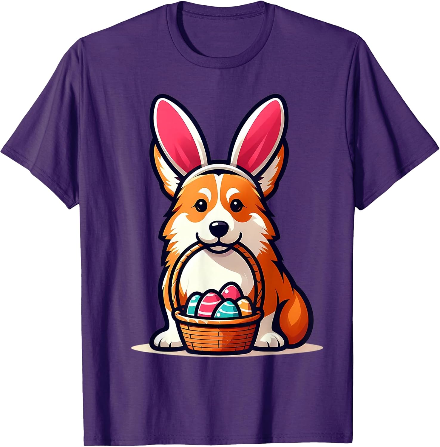 Easter Pembroke Welsh Corgi Merch Unisex T-shirt, Sweatshirt, Hoodie, Long Sleeve Tee - T-Shirt, Sweatshirt, Hoodie