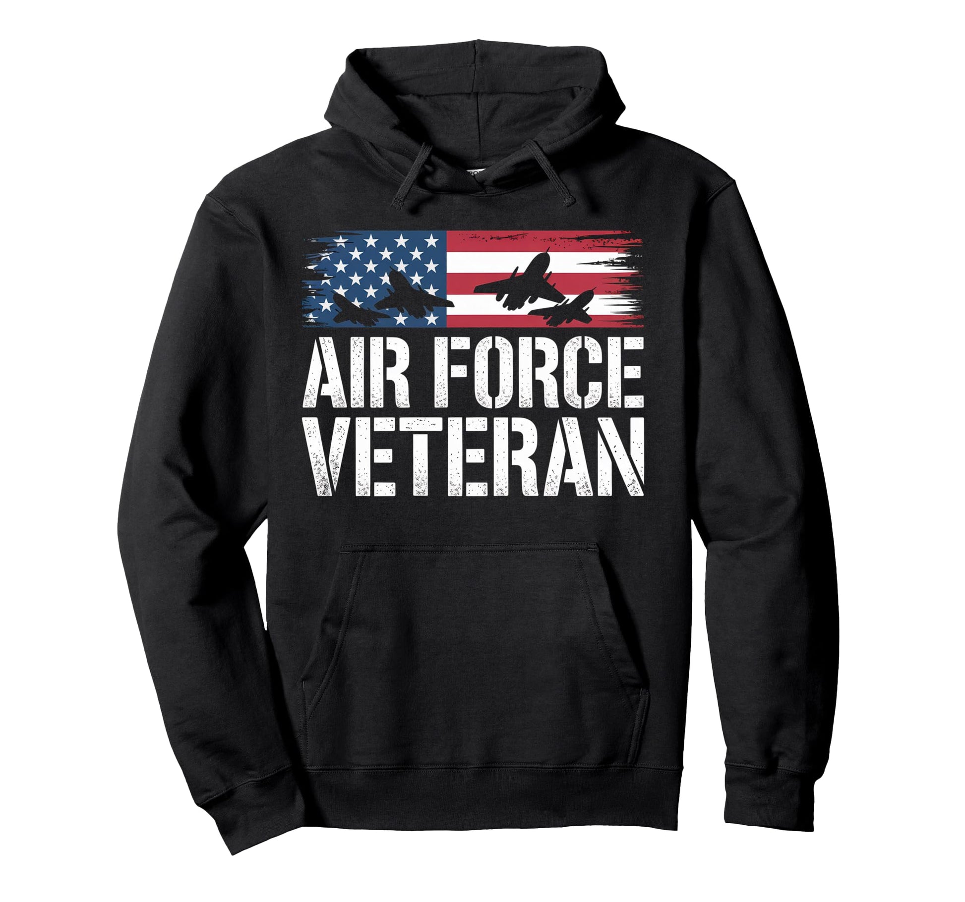 Air Force Veteran Us American Hoodie - Casual Everyday Wear for Adults - T-Shirt, Sweatshirt, Hoodie