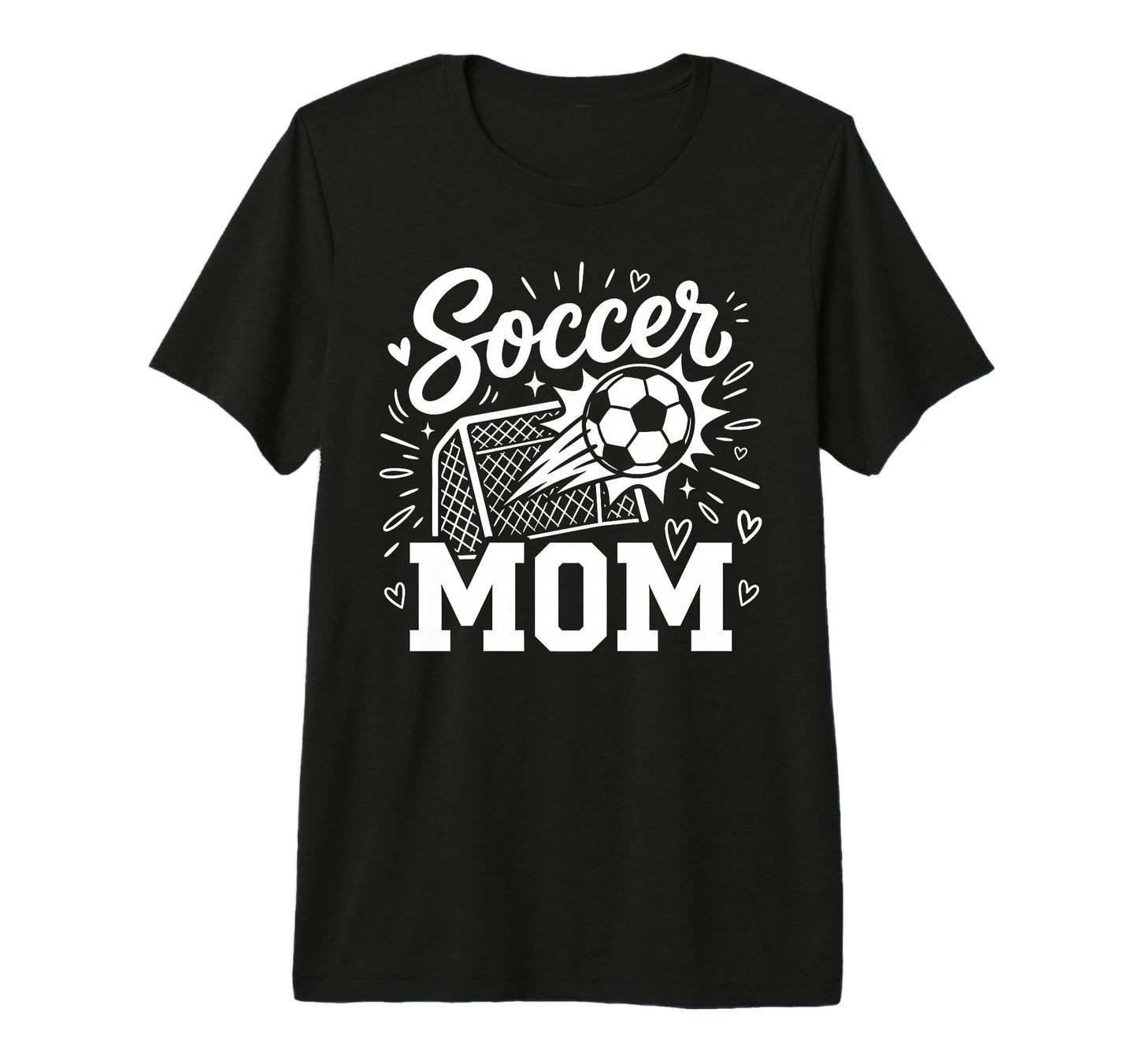 Soccer Mom Family Mothers Day Mom T-Shirt - Custom Art Print for Adults - T-Shirt, Sweatshirt, Hoodie