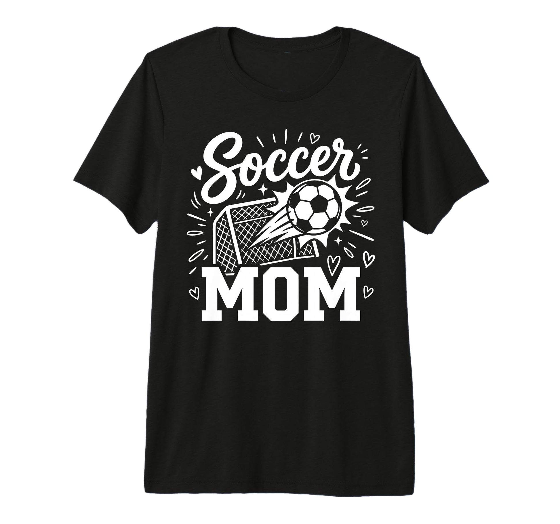 Soccer Mom Family Mothers Day Mom T-Shirt - Custom Art Print for Adults - T-Shirt, Sweatshirt, Hoodie