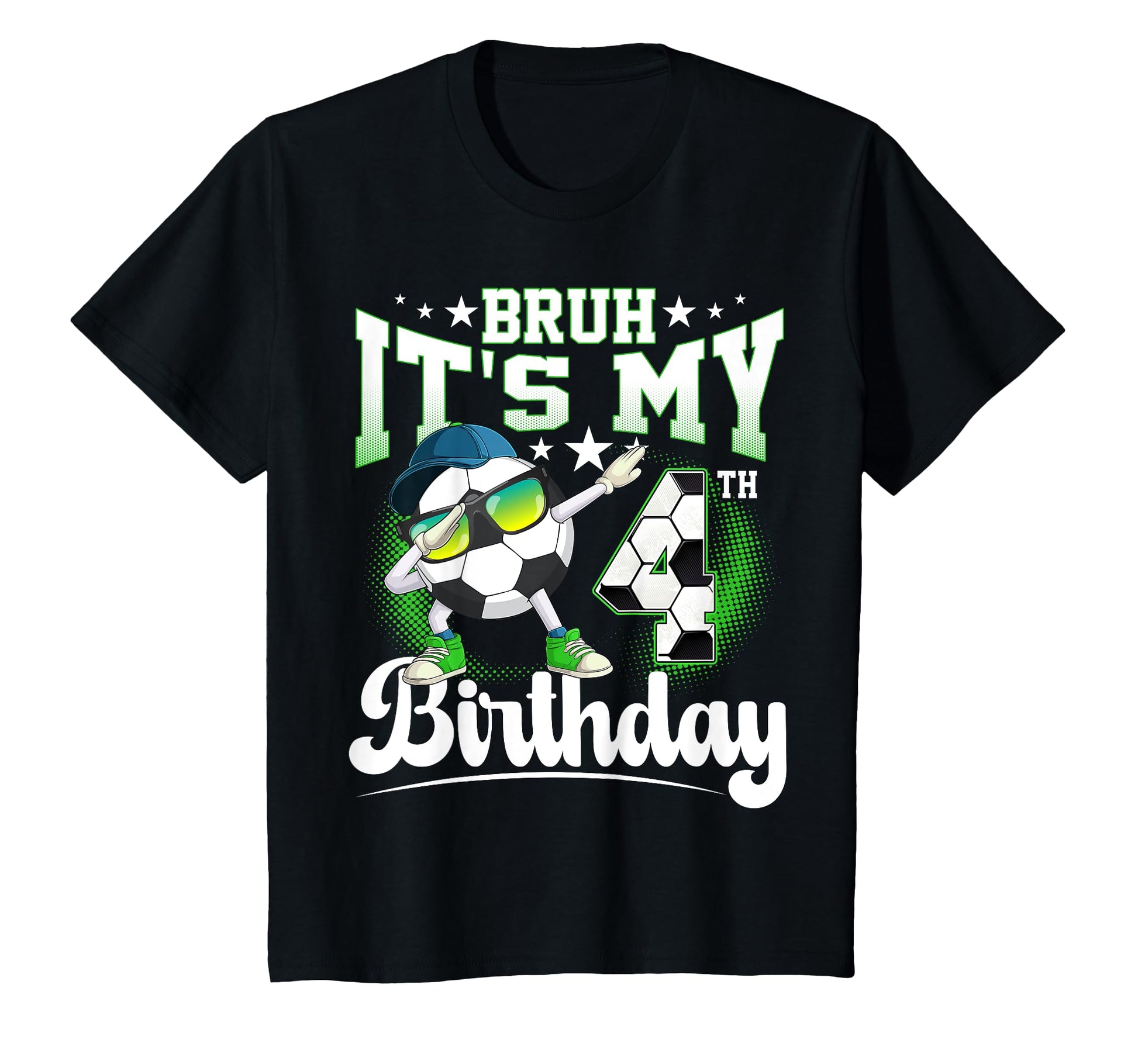 4 Years Old Birthday Bruh Its My 4Th T-Shirt - Novelty Apparel Unisex - T-Shirt, Sweatshirt, Hoodie