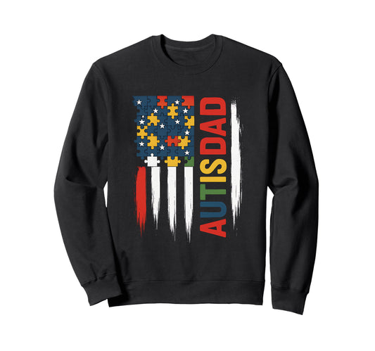 Autism Awareness Proud Autism Sweatshirt - Fun Novelty Design for Adults - T-Shirt, Sweatshirt, Hoodie