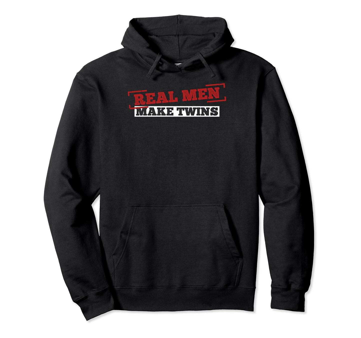 Real Make Twins Twin Dads To Be Twins Hoodie - Novelty Apparel for Adults - T-Shirt, Sweatshirt, Hoodie