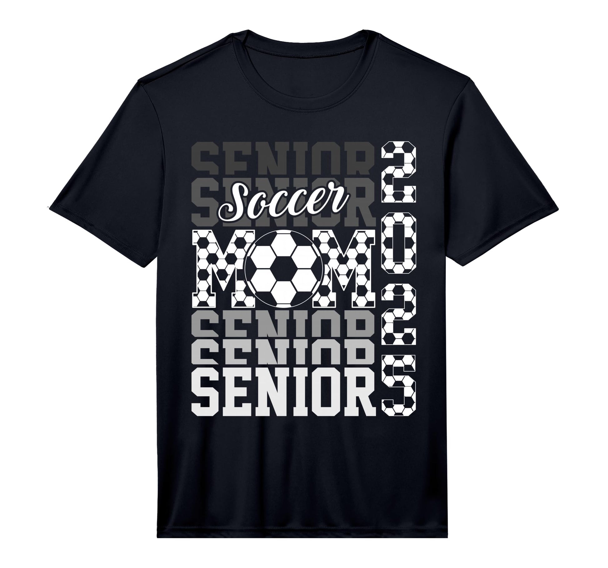 Soccer Senior Mom Class 2025 Senior T-Shirt - Aesthetic Graphic Men Women - T-Shirt, Sweatshirt, Hoodie