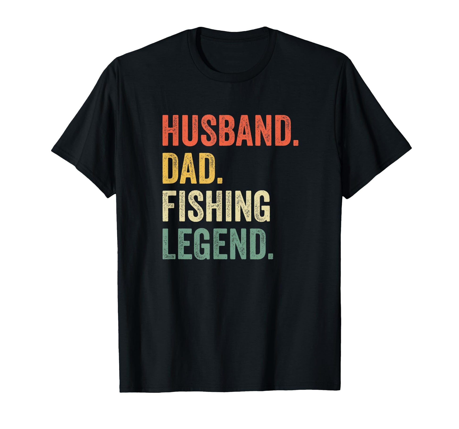 Fisherman Husband Dad Fishing T-Shirt - Casual Everyday Wear Men Women - T-Shirt, Sweatshirt, Hoodie