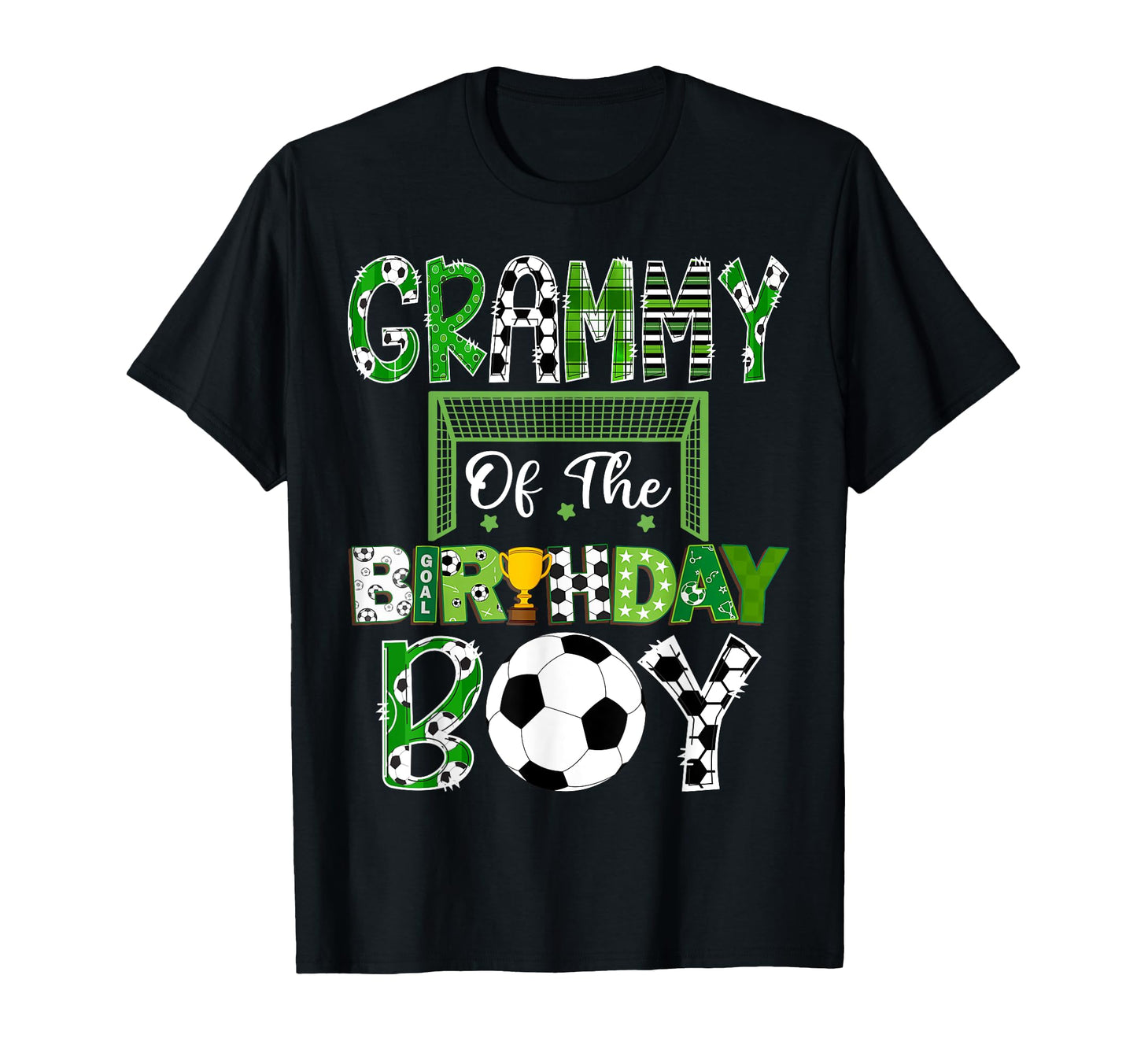 Grammy Birthday Soccer Lover Game Day T-Shirt - Graphic Print Unisex - T-Shirt, Sweatshirt, Hoodie