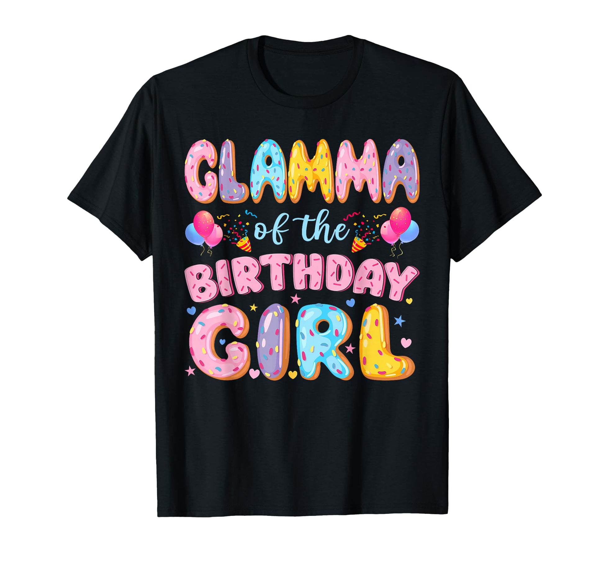 Glamma Birthday Sweet Donut Birthday T-Shirt - Novelty Apparel for Adults - T-Shirt, Sweatshirt, Hoodie