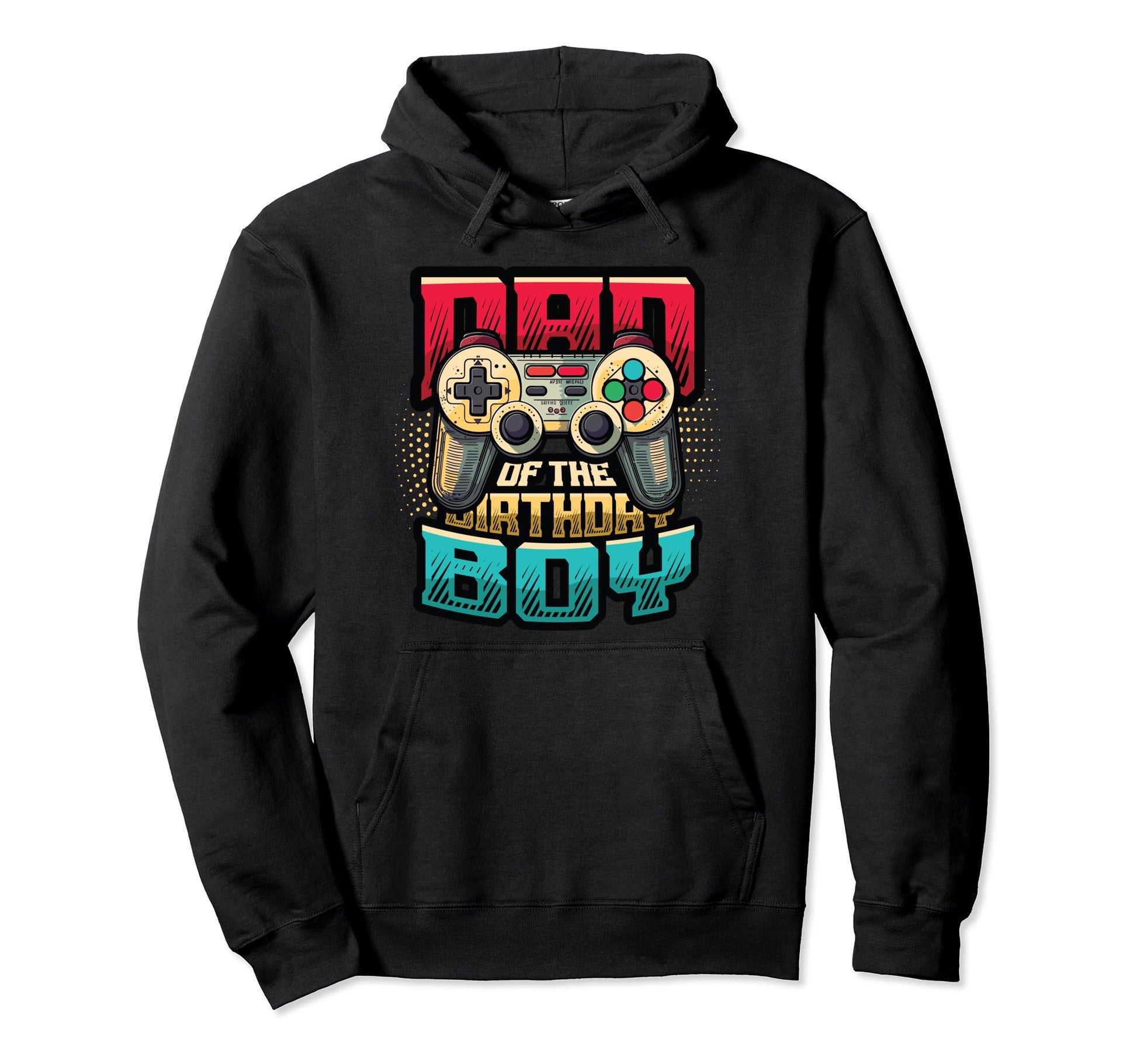 Dad Birthday Gaming Themed Gamer Dad Hoodie - Minimalist Print Unisex - T-Shirt, Sweatshirt, Hoodie
