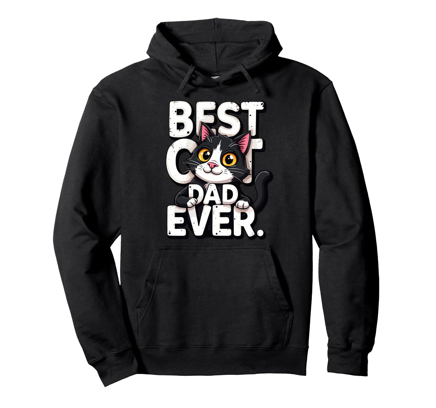 Best Cat Dad Funny Cat Lover Grandma Hoodie - Trendy Graphic Men Women - T-Shirt, Sweatshirt, Hoodie