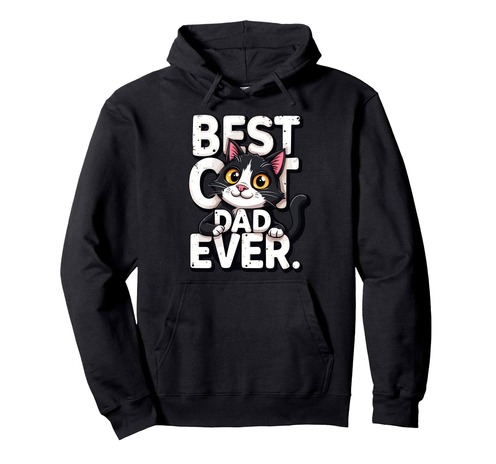 Best Cat Dad Funny Cat Lover Grandma Hoodie - Trendy Graphic Men Women - T-Shirt, Sweatshirt, Hoodie
