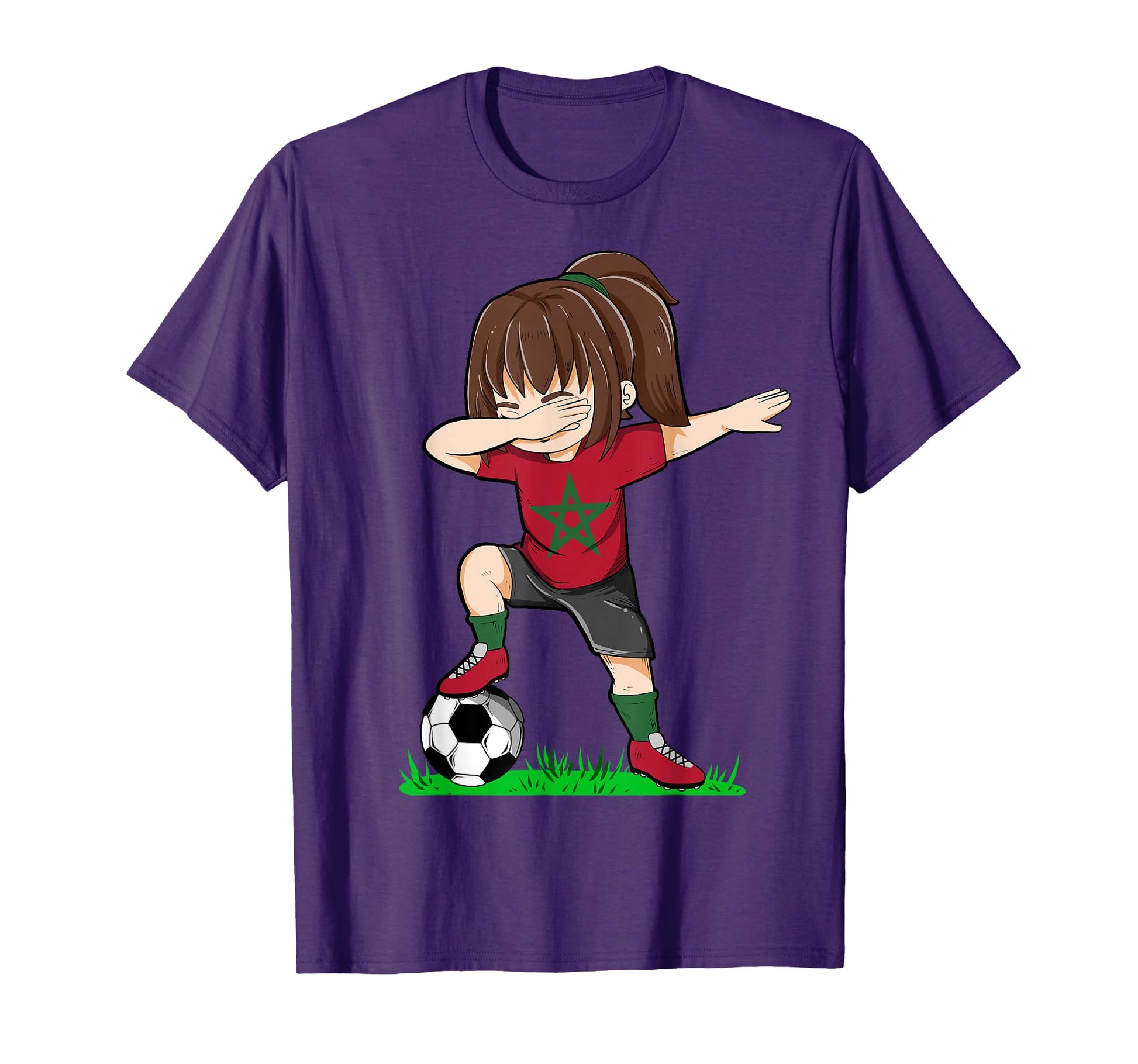 Soccer Morroco Jersey Moroccan Flag T-Shirt - Casual Everyday Wear Unisex - T-Shirt, Sweatshirt, Hoodie