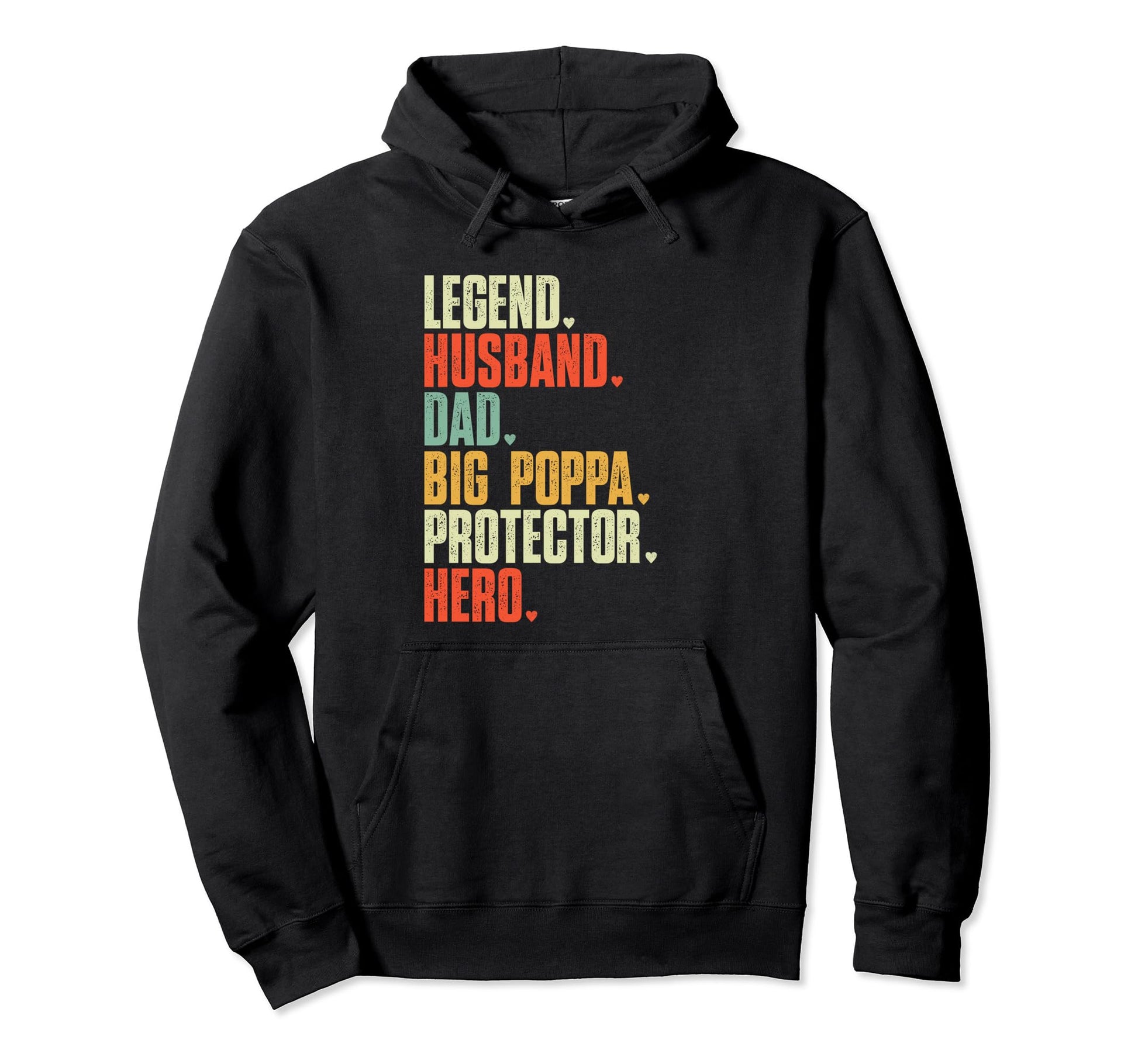 Fathers Day Legend Husband Dad Big Hoodie - Aesthetic Graphic for Adults - T-Shirt, Sweatshirt, Hoodie