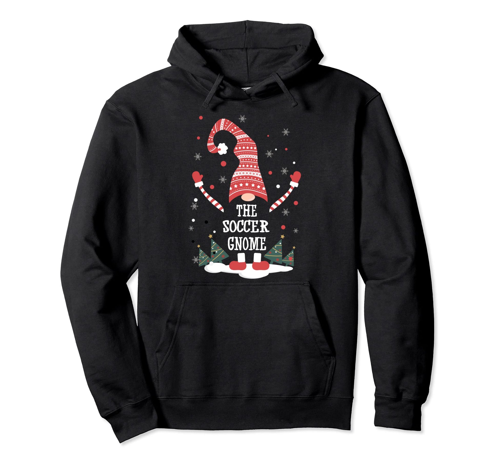 Matching Pjs Family Or Soccer Gnome Hoodie - Novelty Apparel Unisex - T-Shirt, Sweatshirt, Hoodie