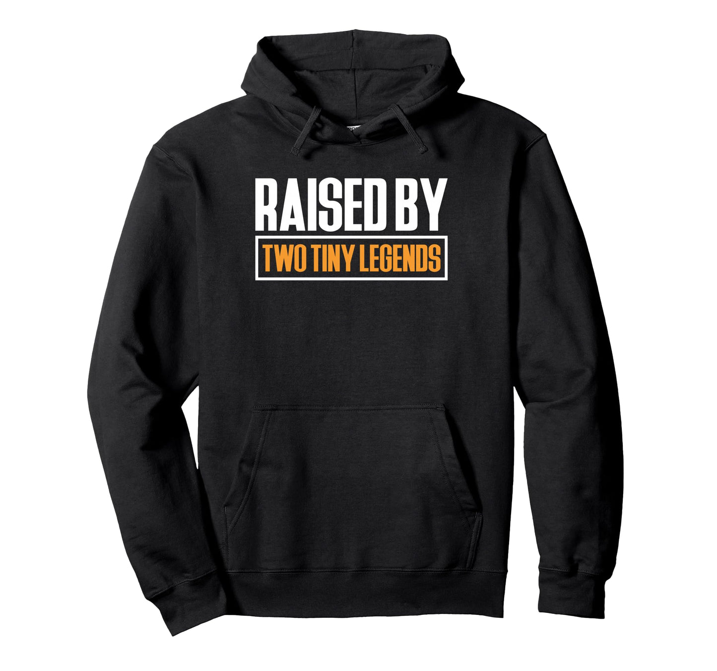 Raised Two Tiny Legends Twin Dad Hoodie - Fun Novelty Design Men Women - T-Shirt, Sweatshirt, Hoodie