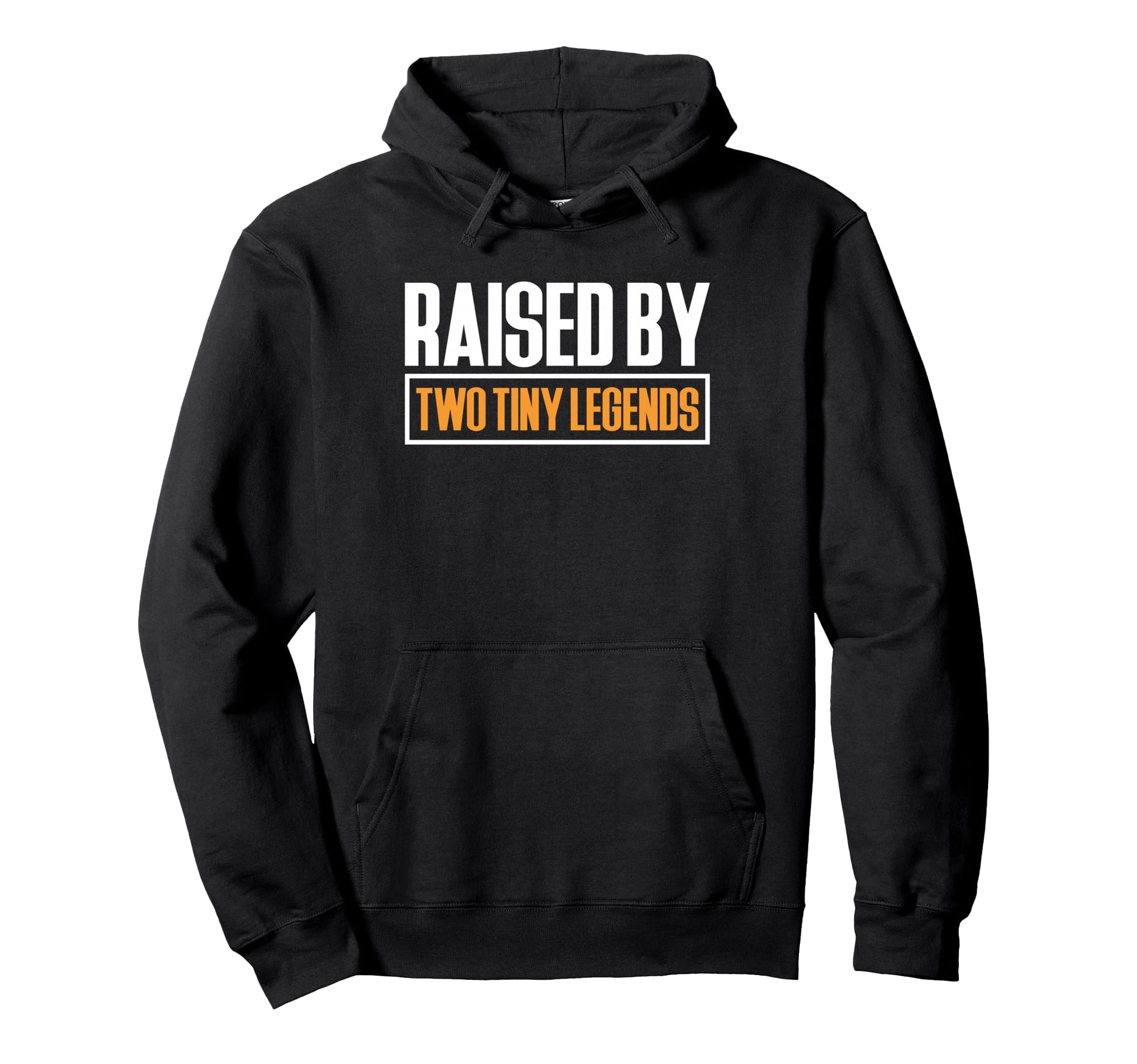 Raised Two Tiny Legends Twin Dad Hoodie - Fun Novelty Design Men Women - T-Shirt, Sweatshirt, Hoodie
